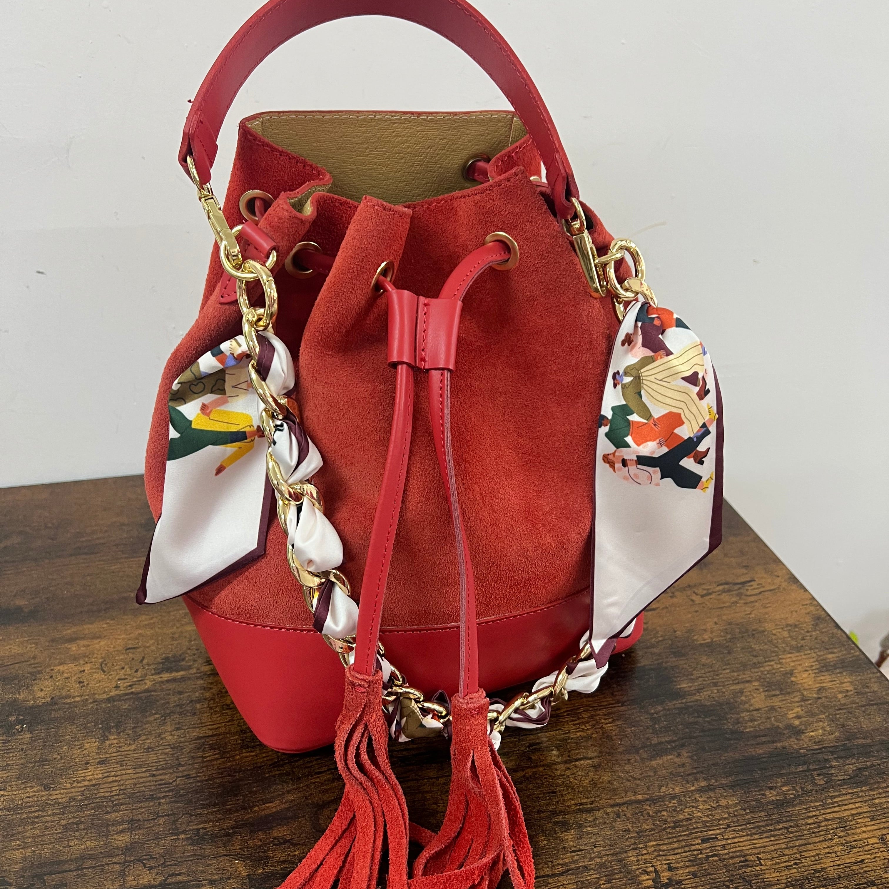 Catena foulard people amaranto bordeaux