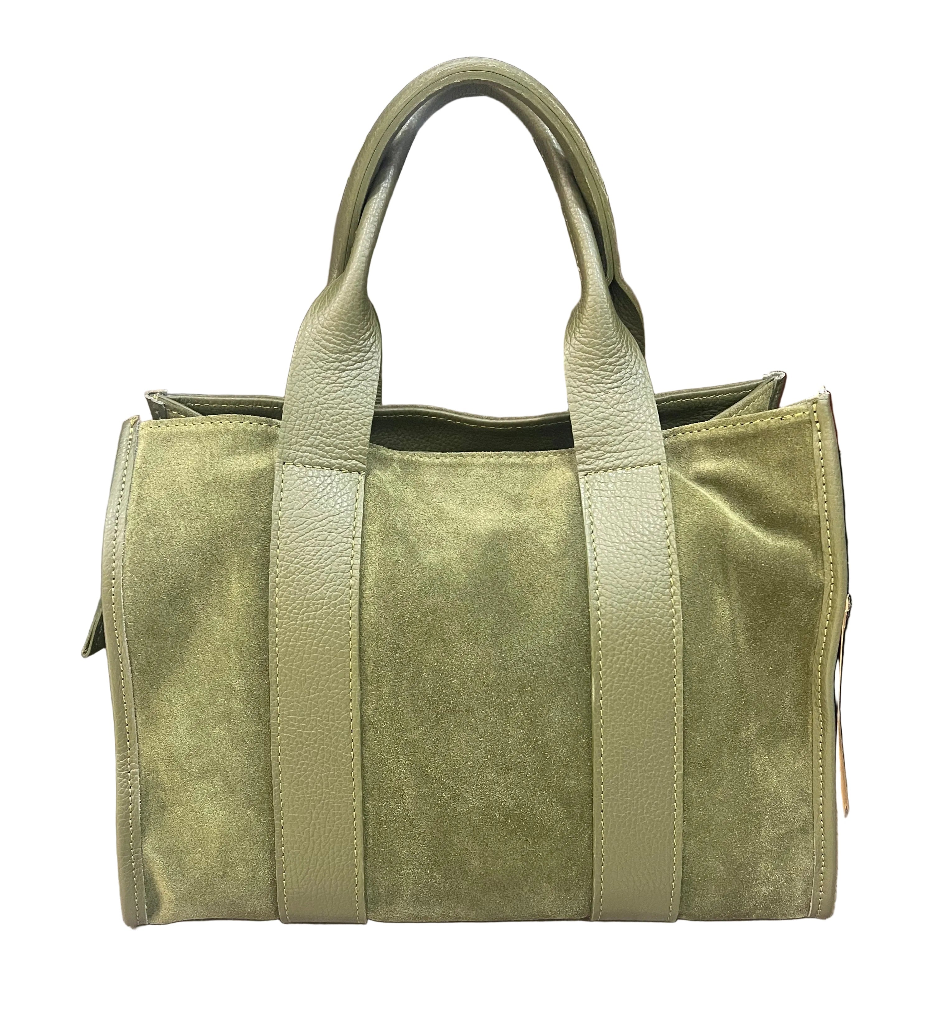 Elvira big z suede verde militare
