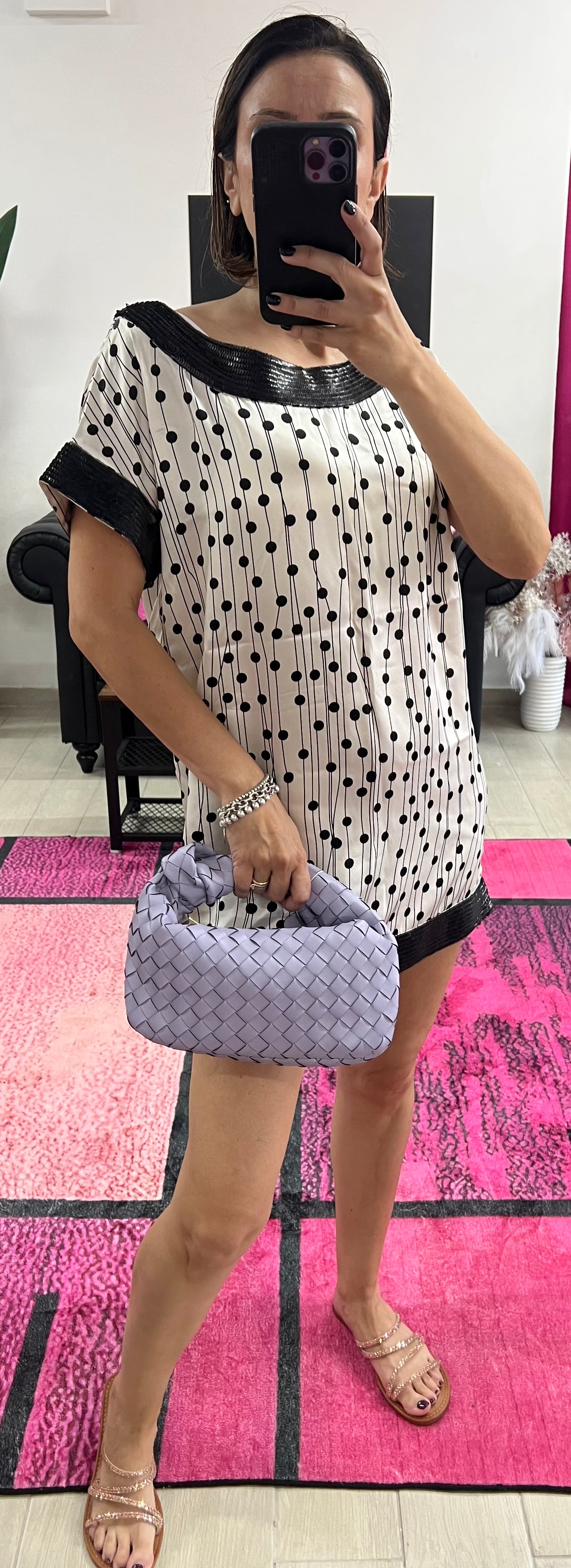 Velvet nodo mini lilla