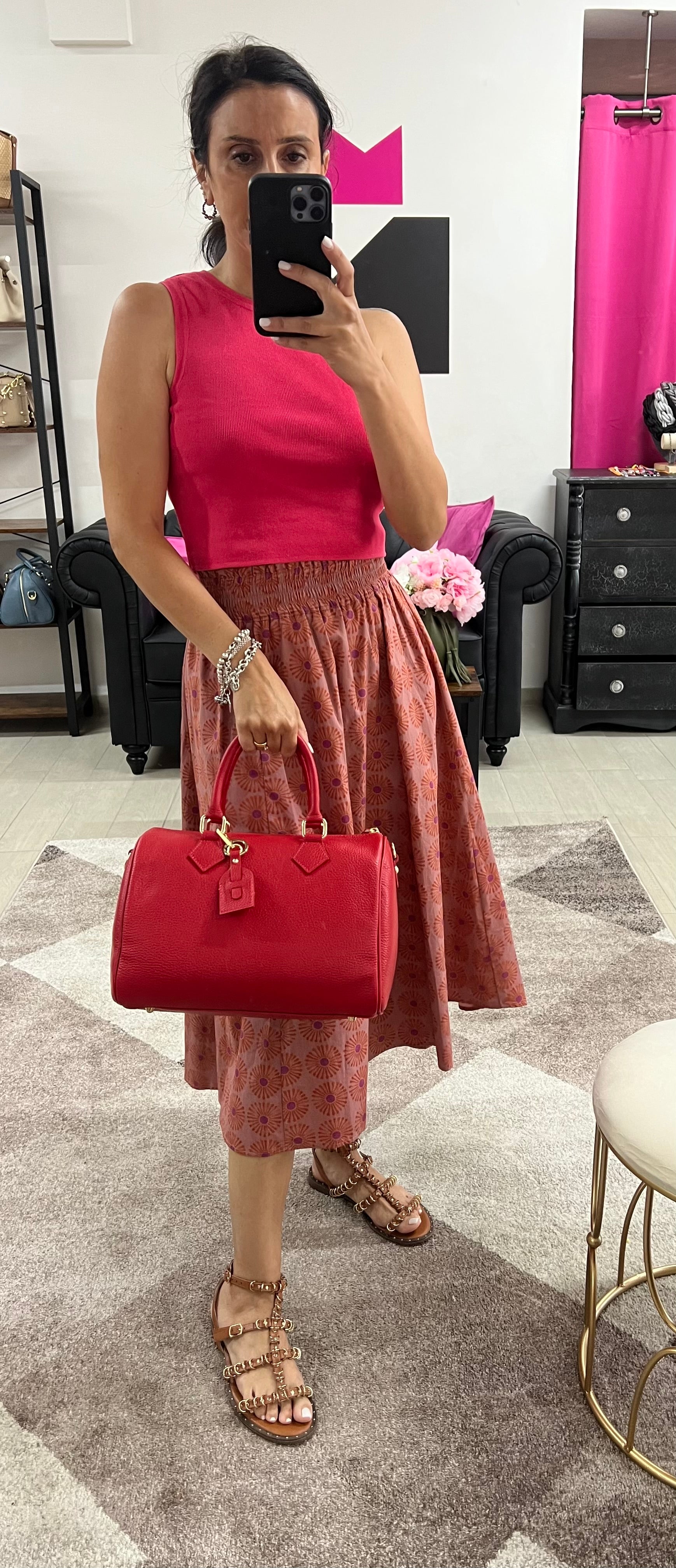 Bauletto maxi rosso