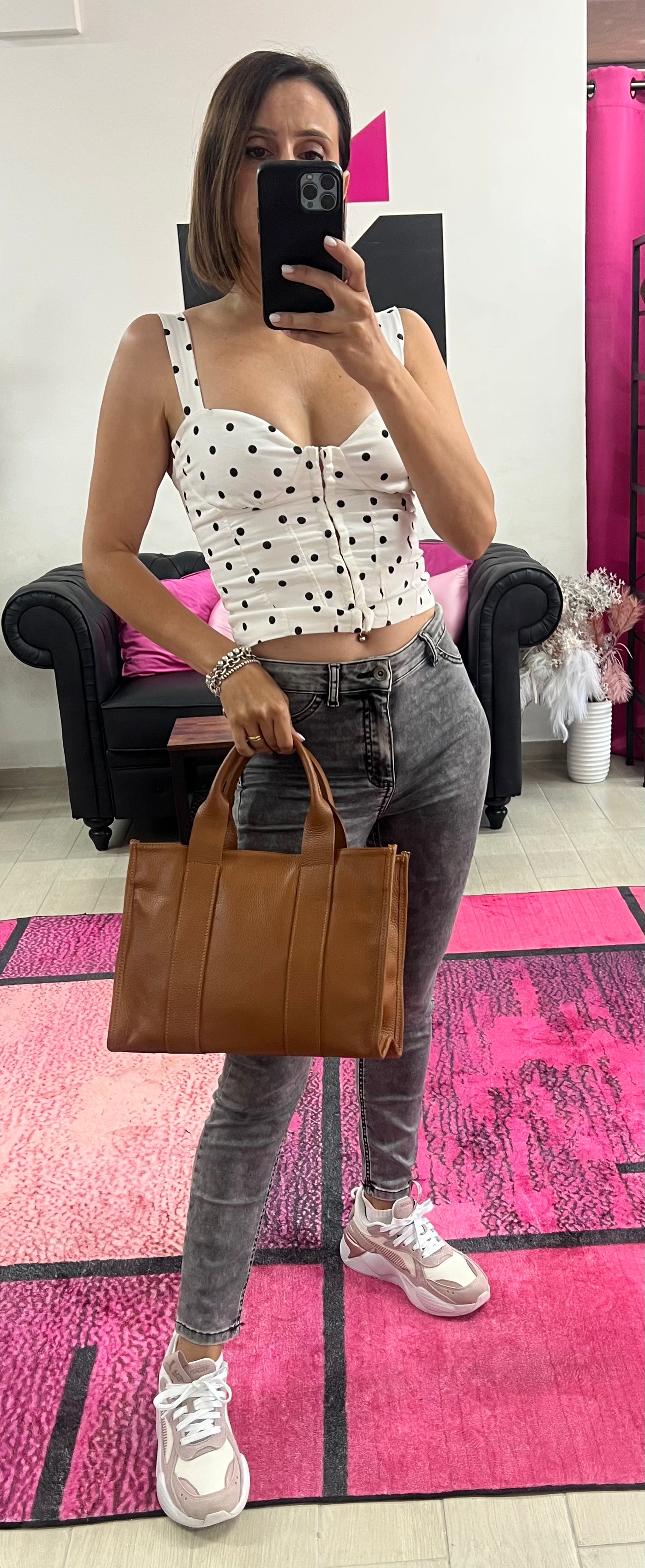 Elvira big cuoio scuro