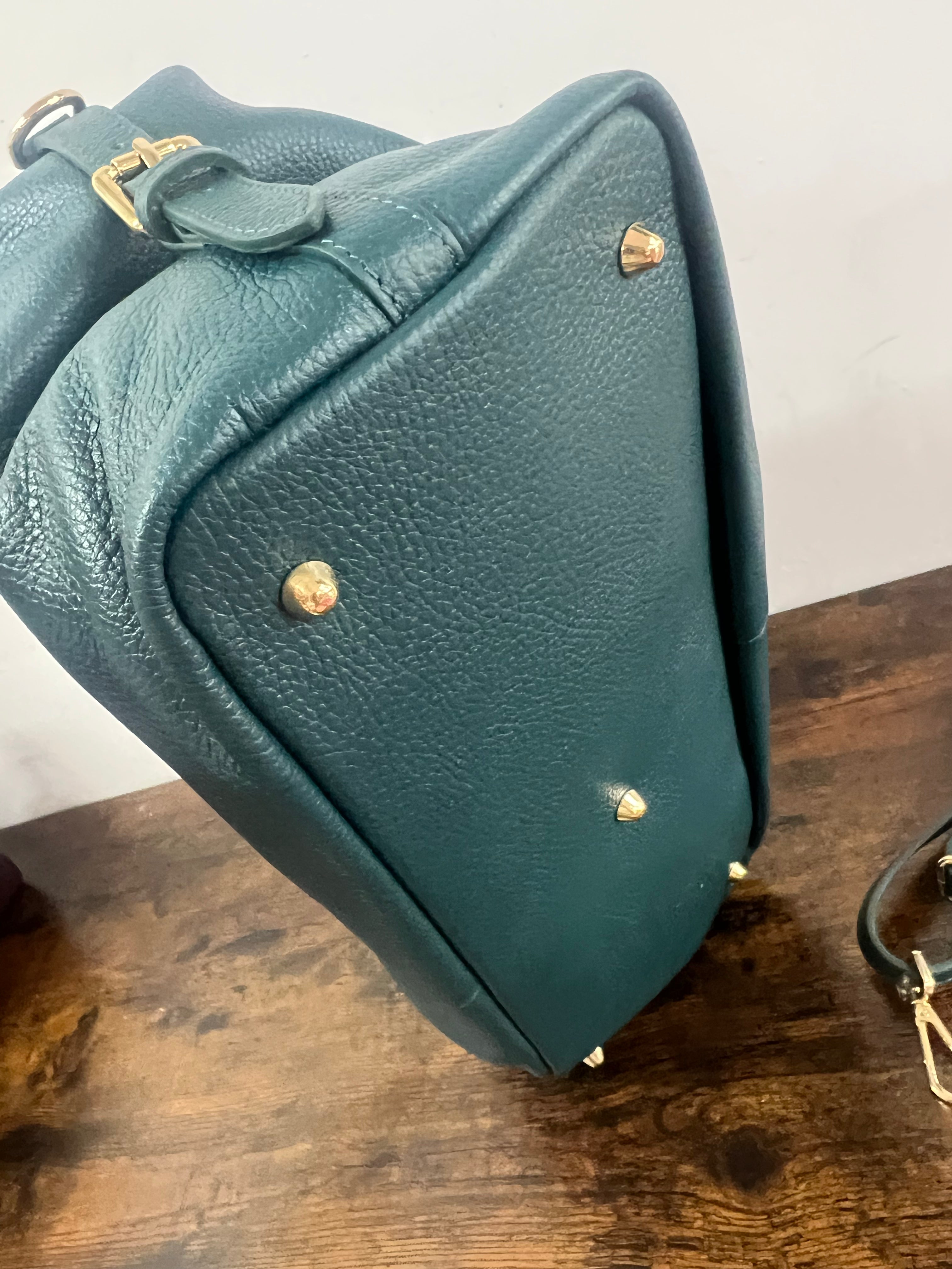 Tote bag Cassandra petrolio