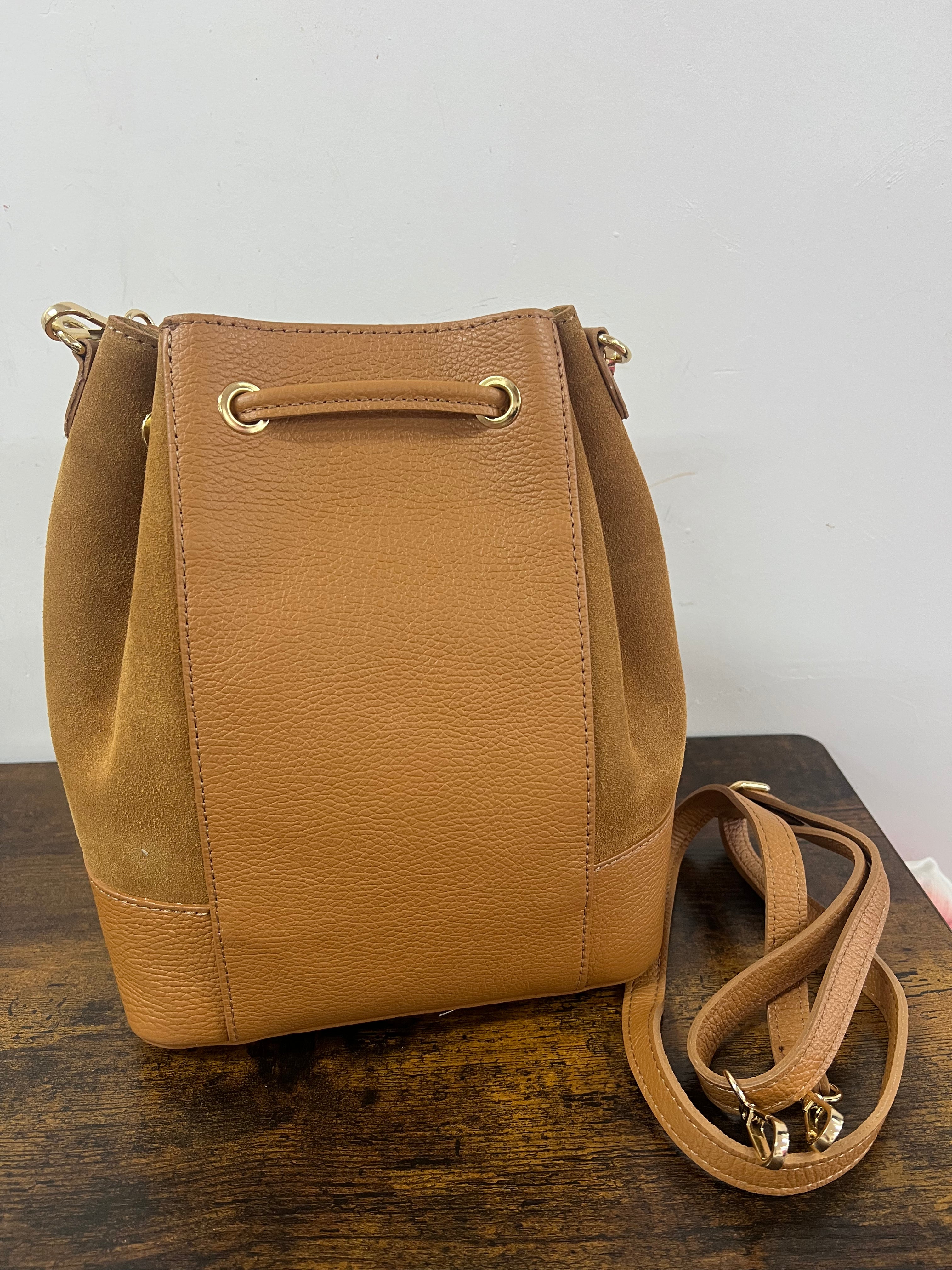 Sacchetto maxi frange suede