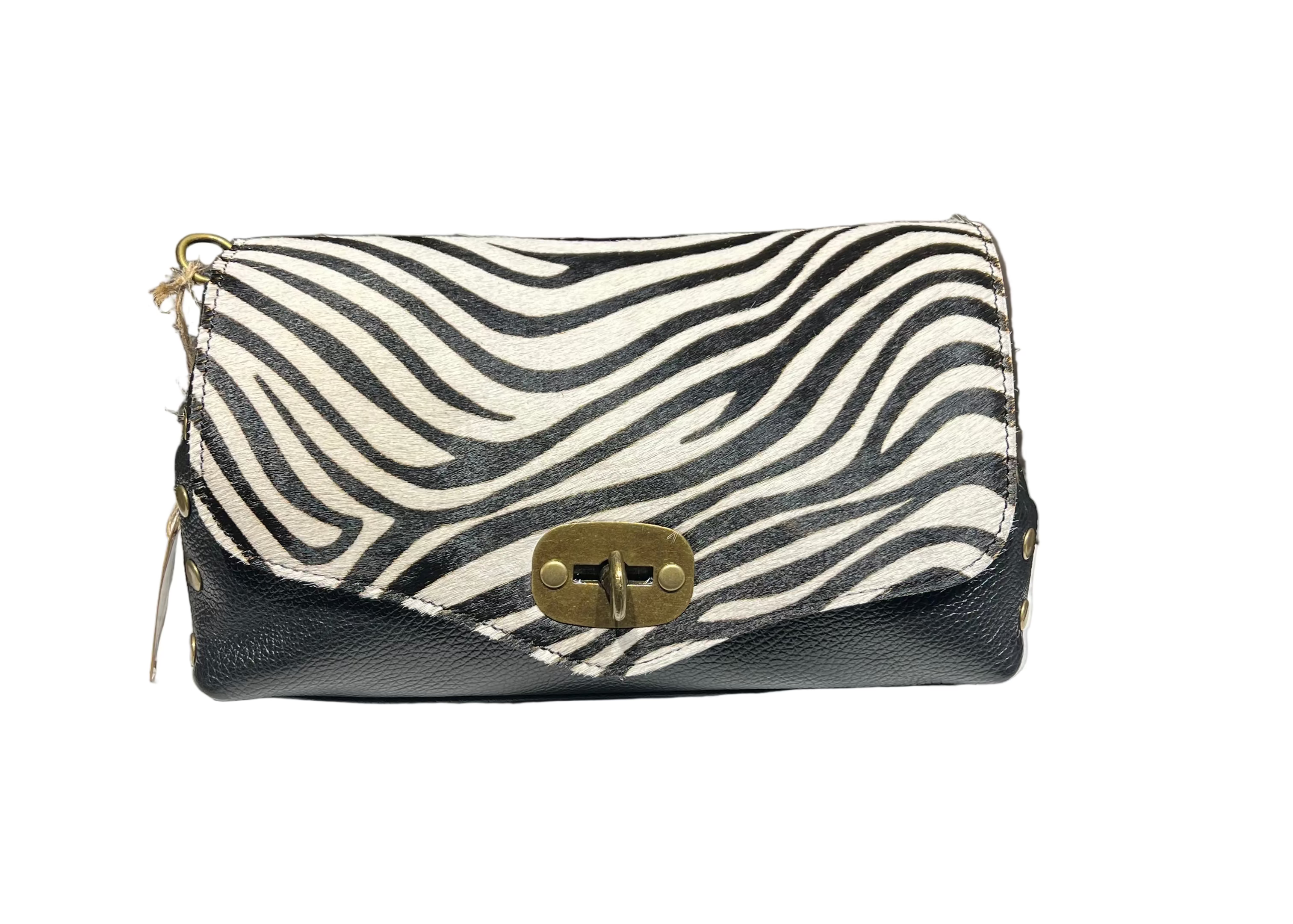 Country mini cavallino zebra bianco e nero