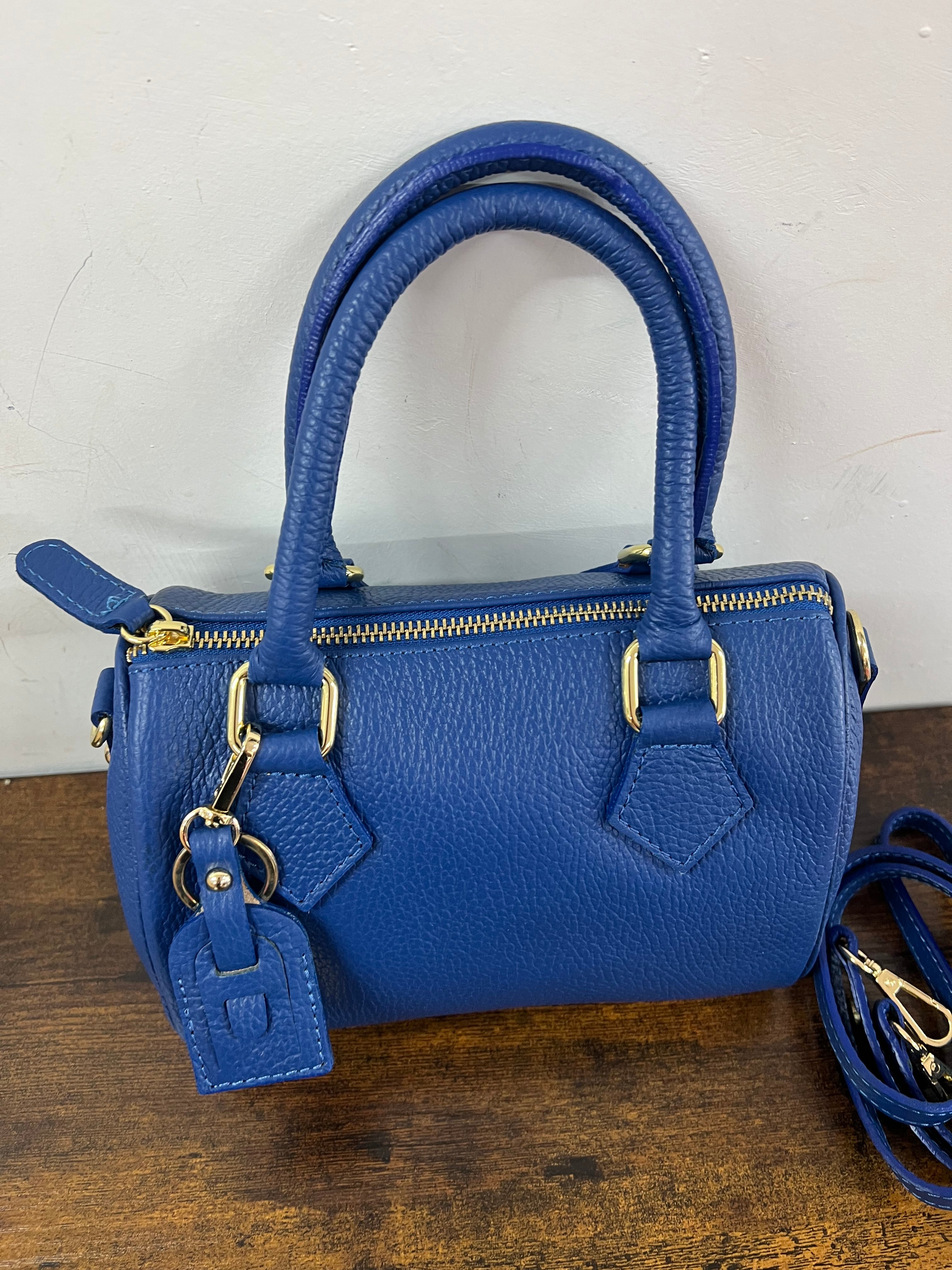 Bauletto mini blu elettrico