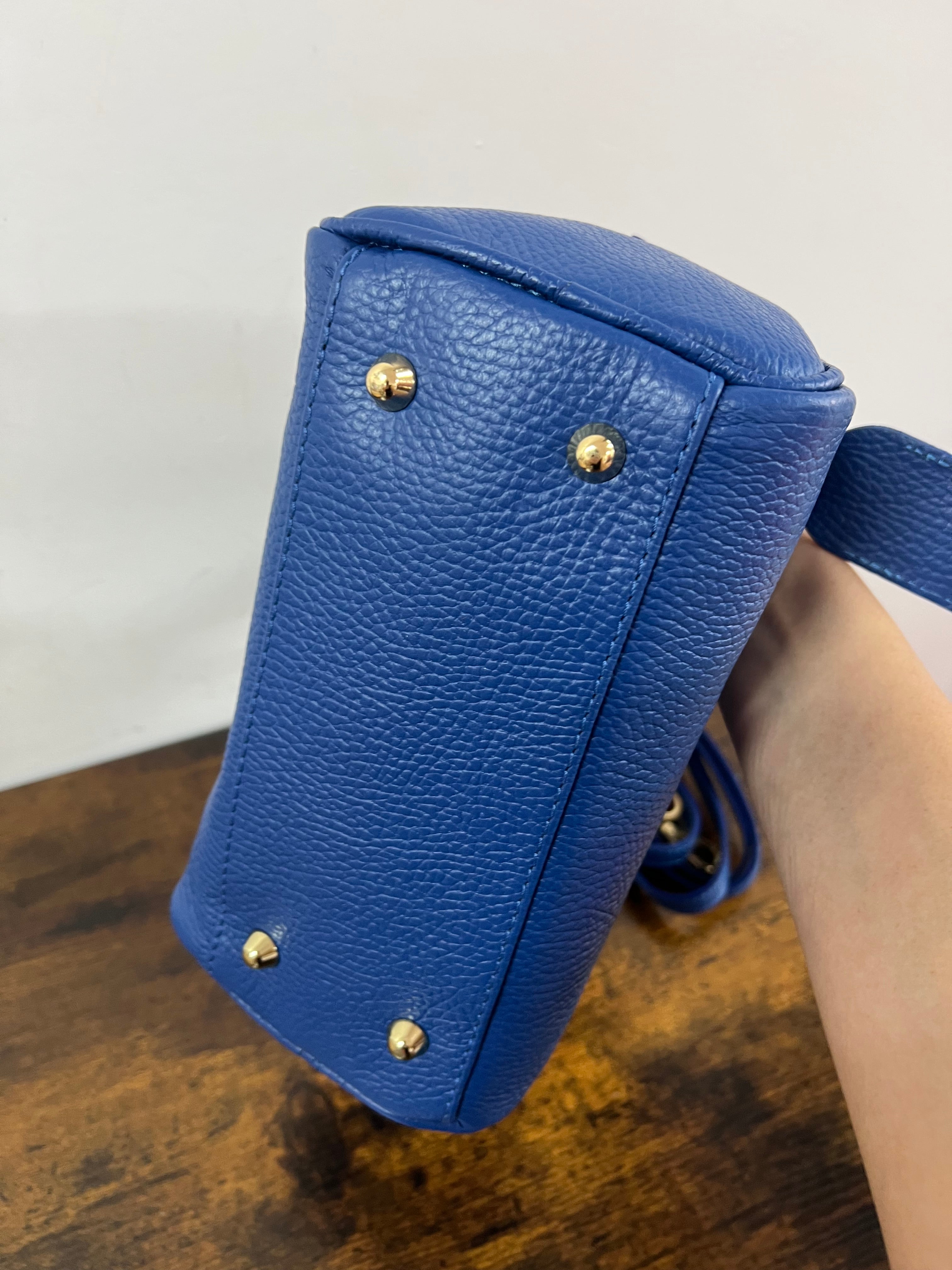 Bauletto mini blu elettrico