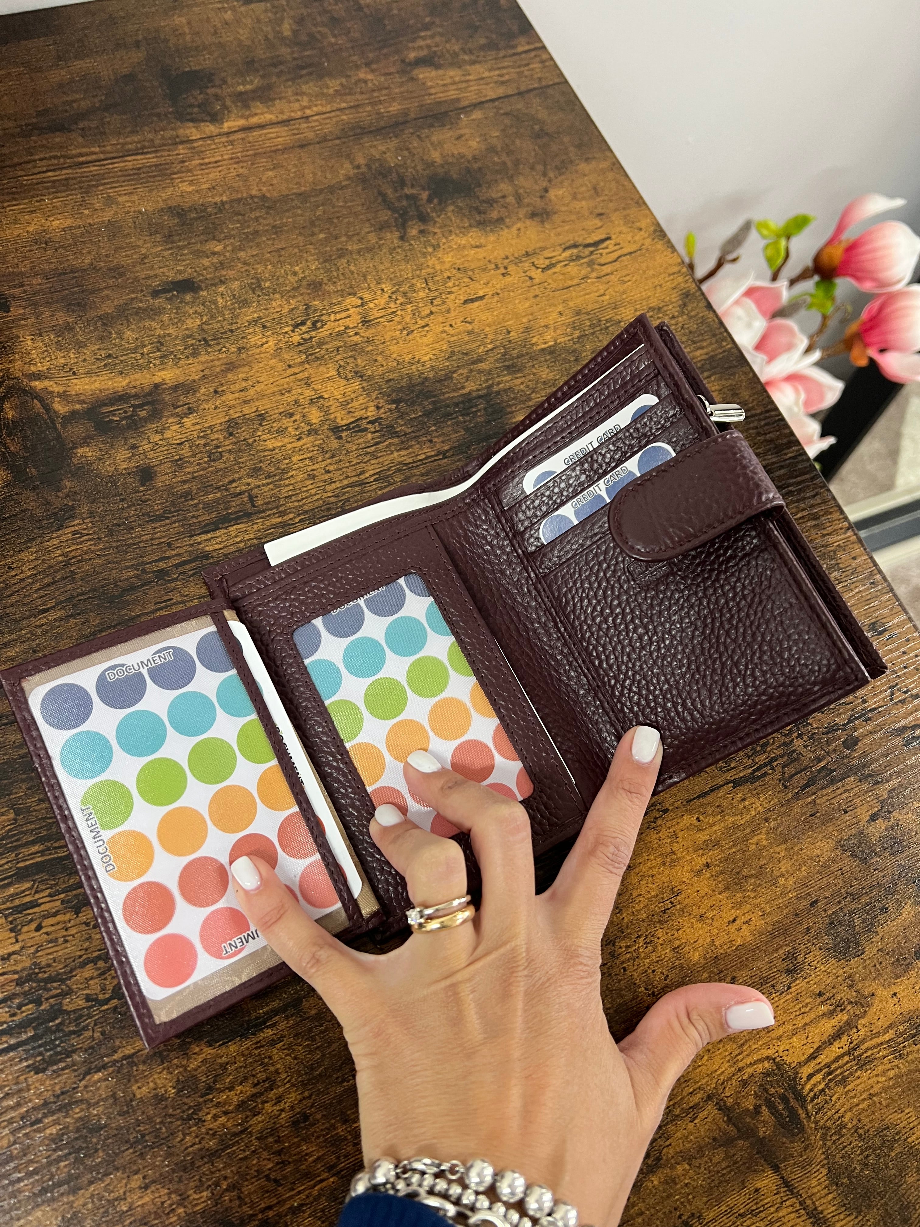 Kompatto z plus clip bordeaux