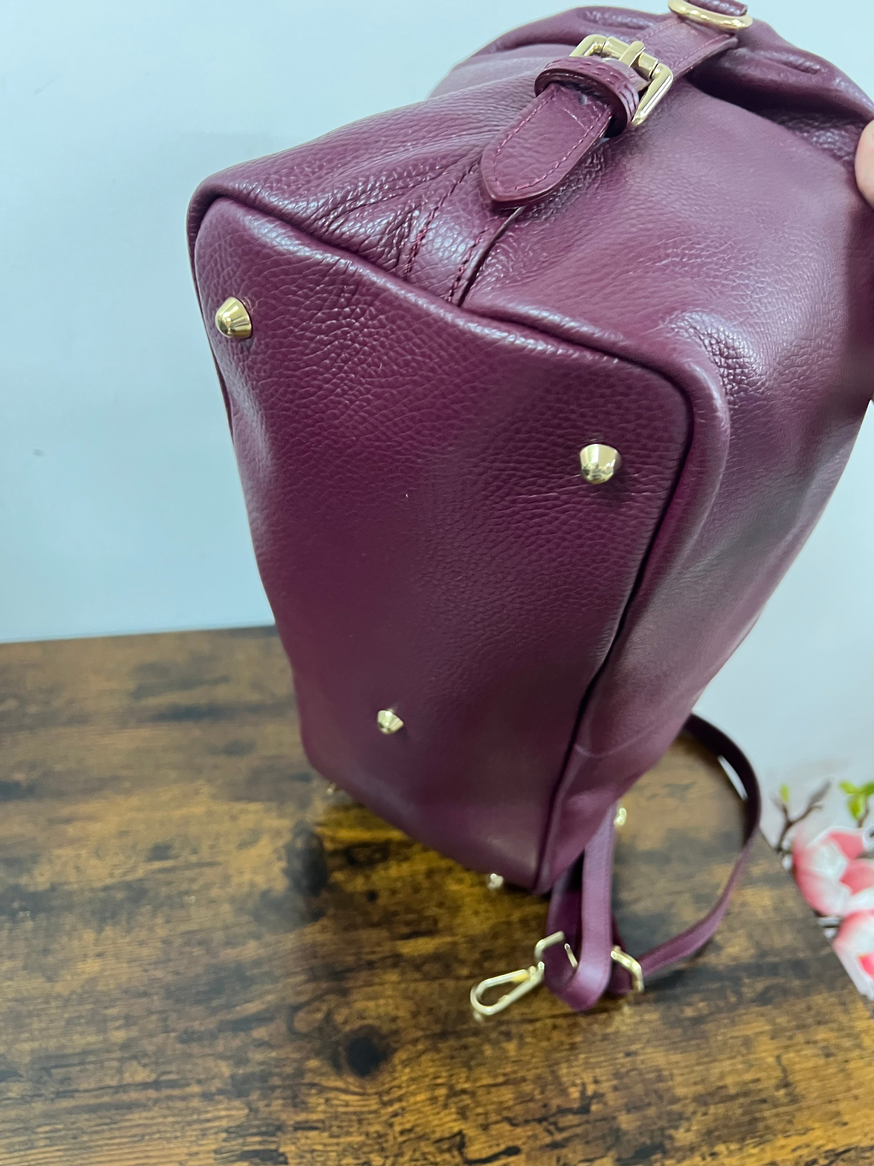 Tote bag Cassandra amaranto