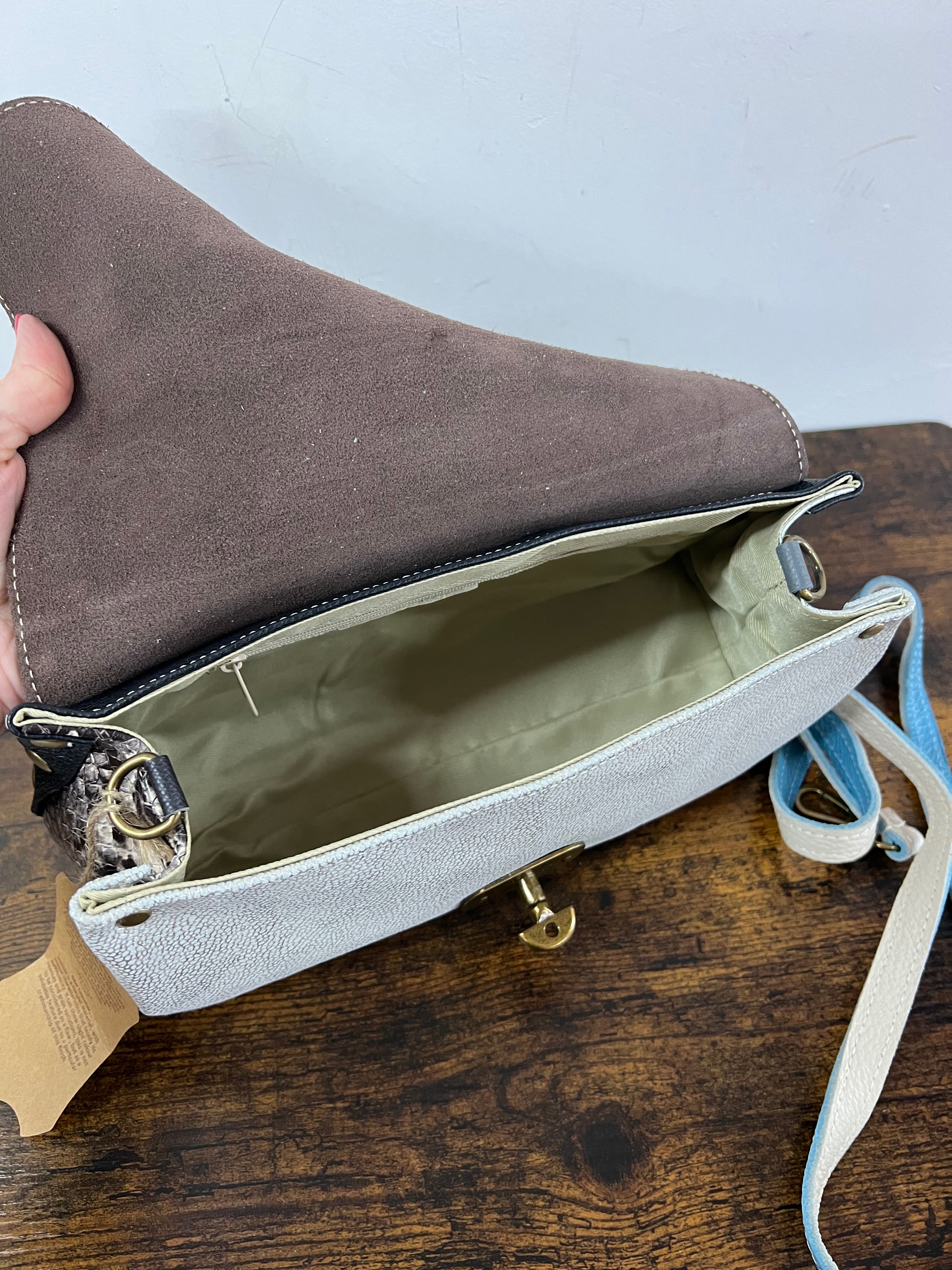 Country bag mini patchwork pyt arancio