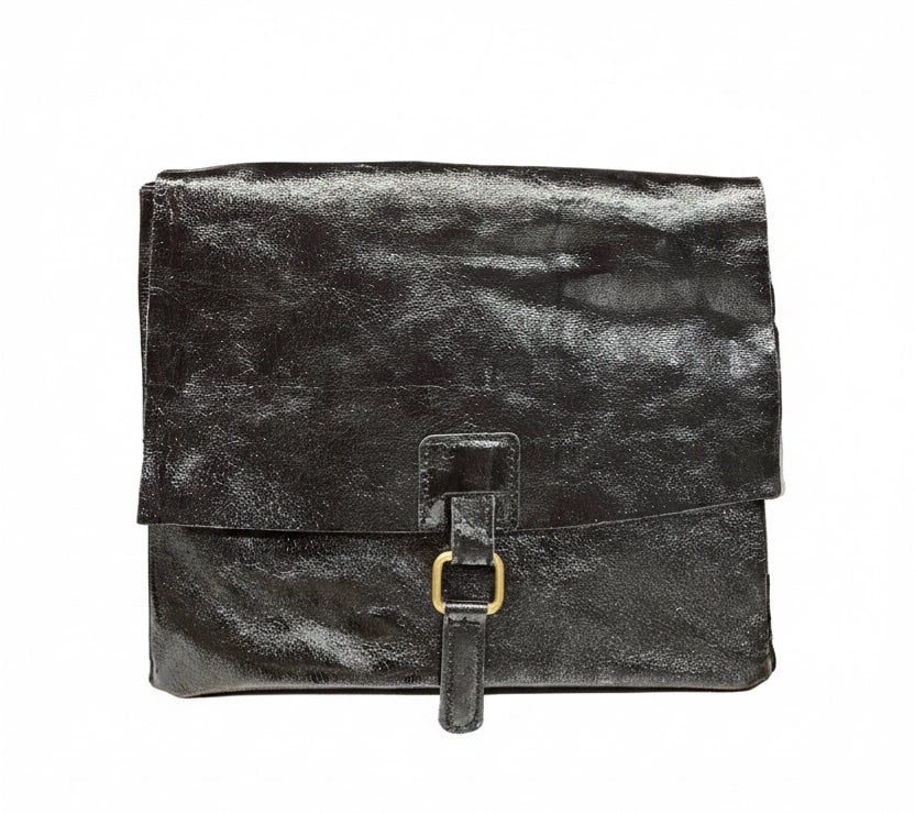 Lara maxi nero laminato