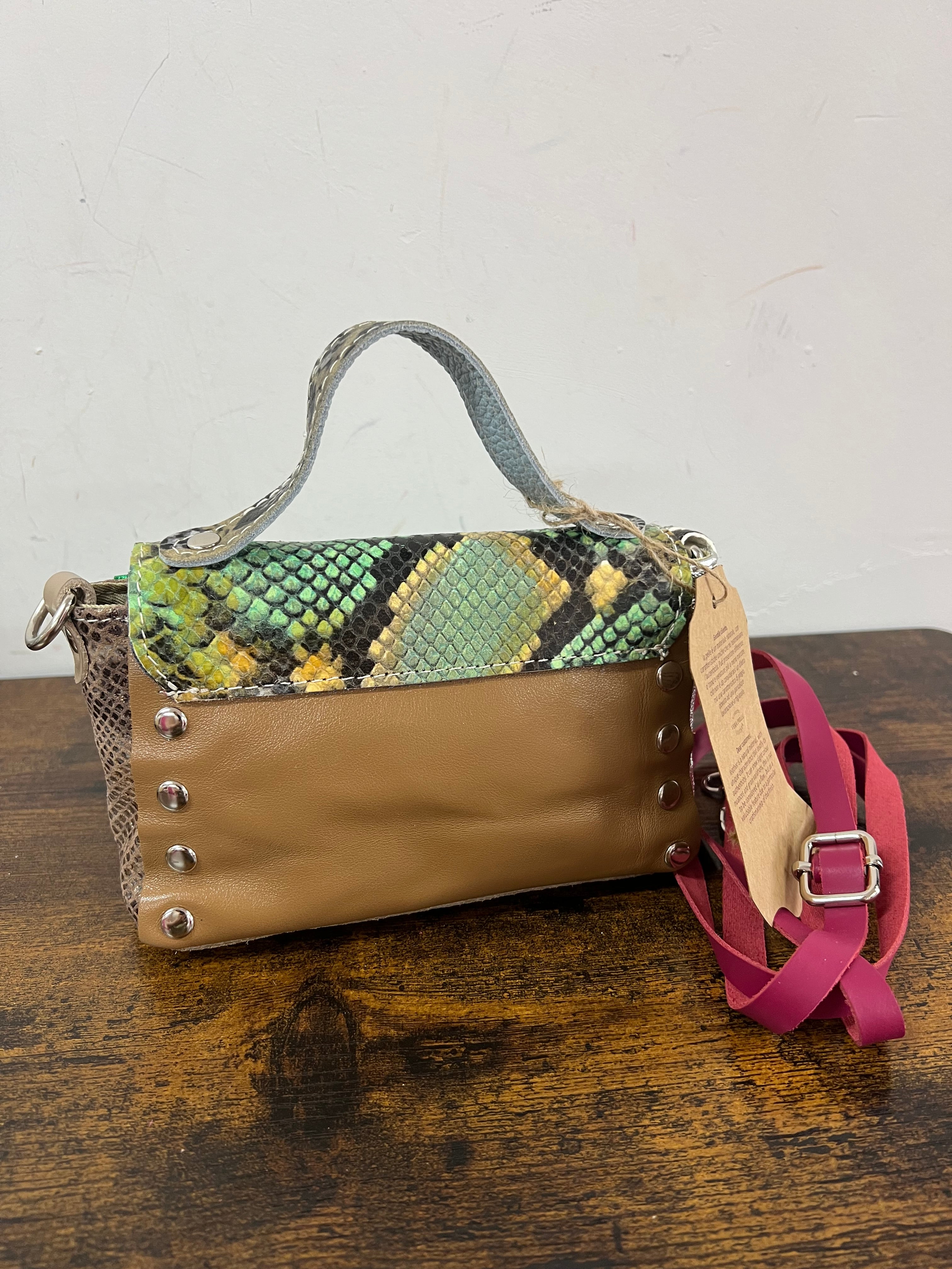 Country pocket patchwork verde smeraldo