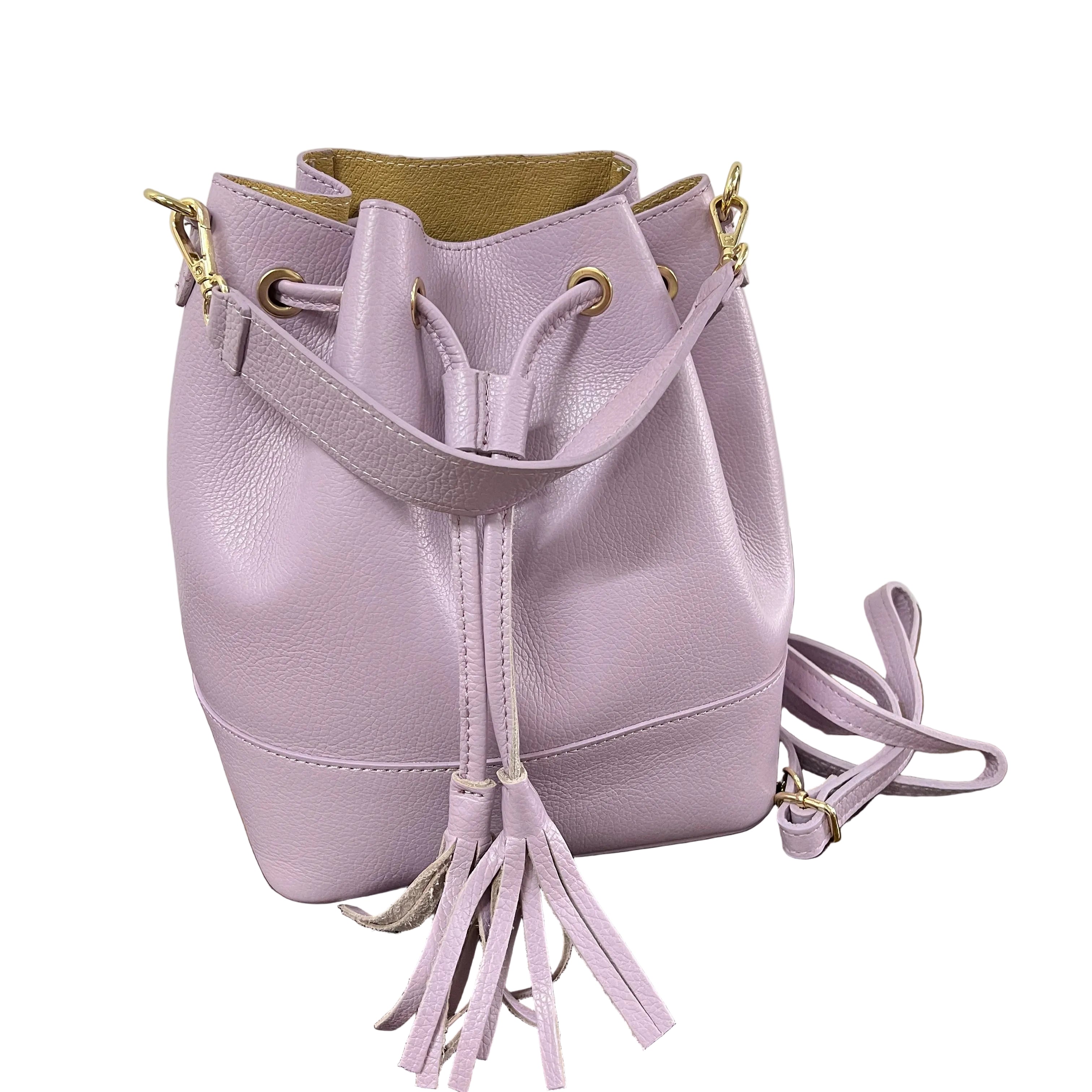 Sacchetto frange maxi lilla