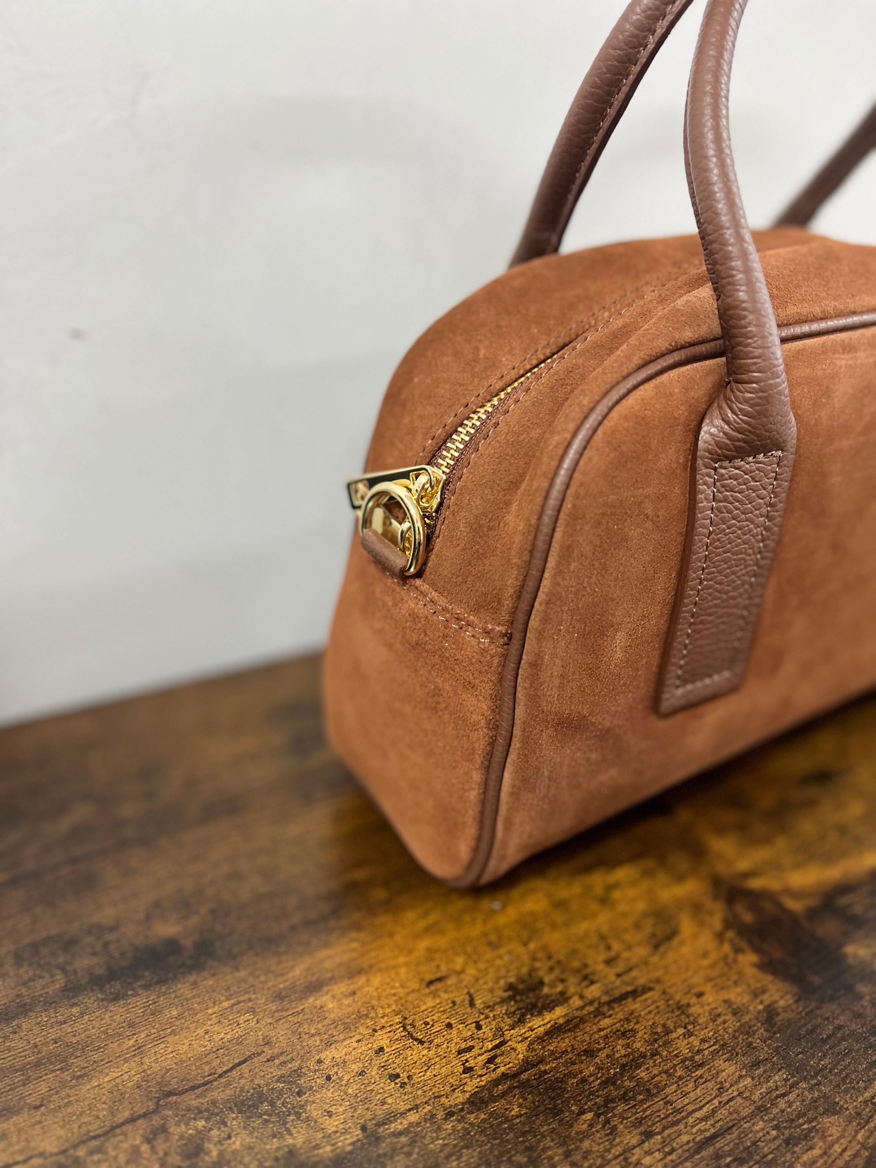 Valigetta Roberta scam cuoio scuro