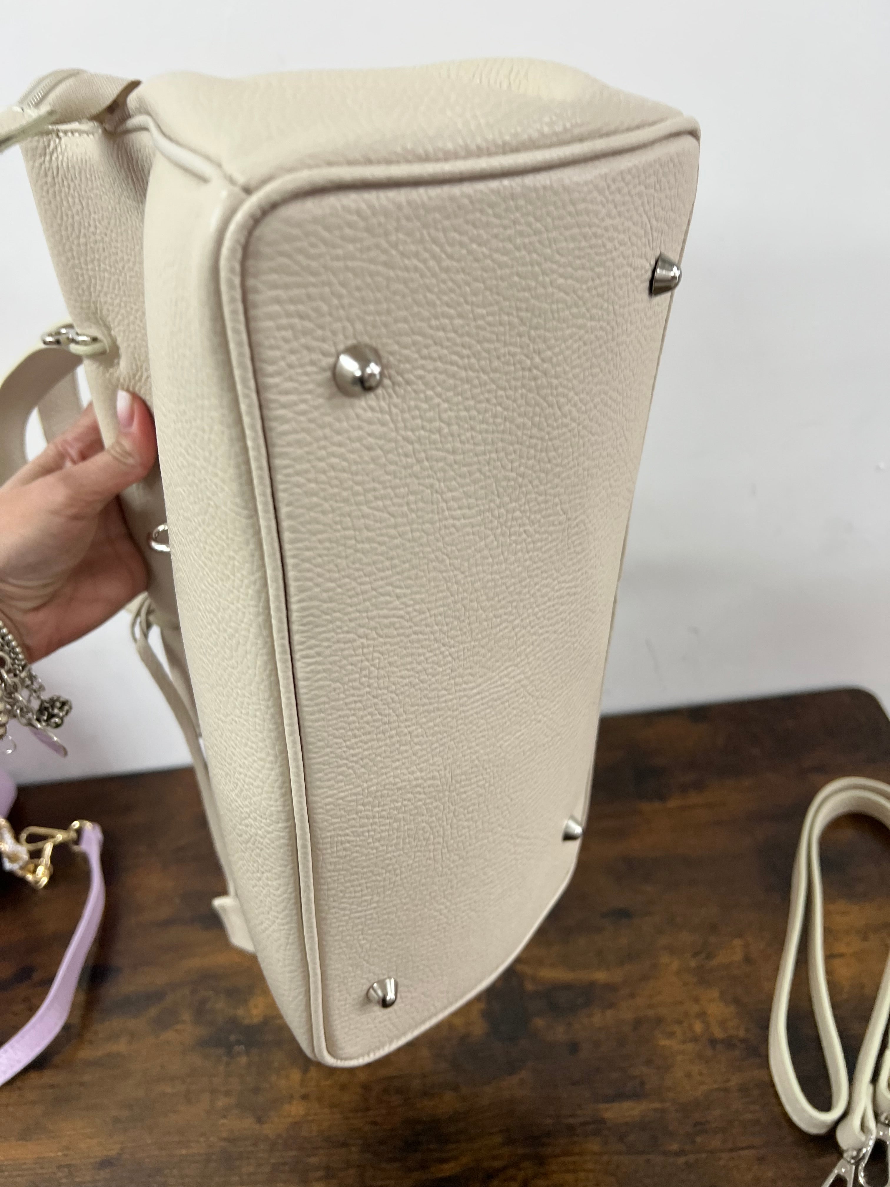 Tote mini cuore panna