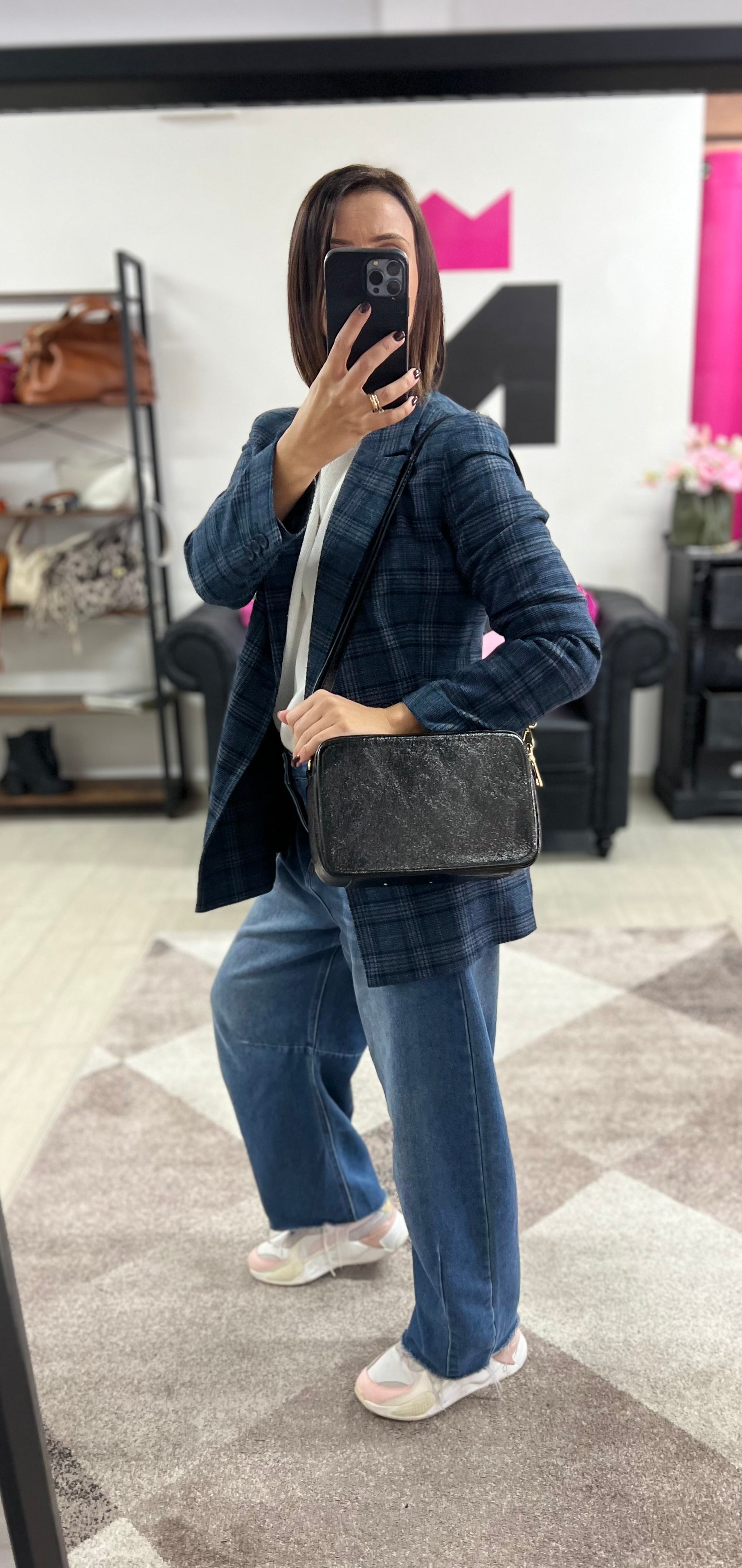 Camerabag maxi nero laminato