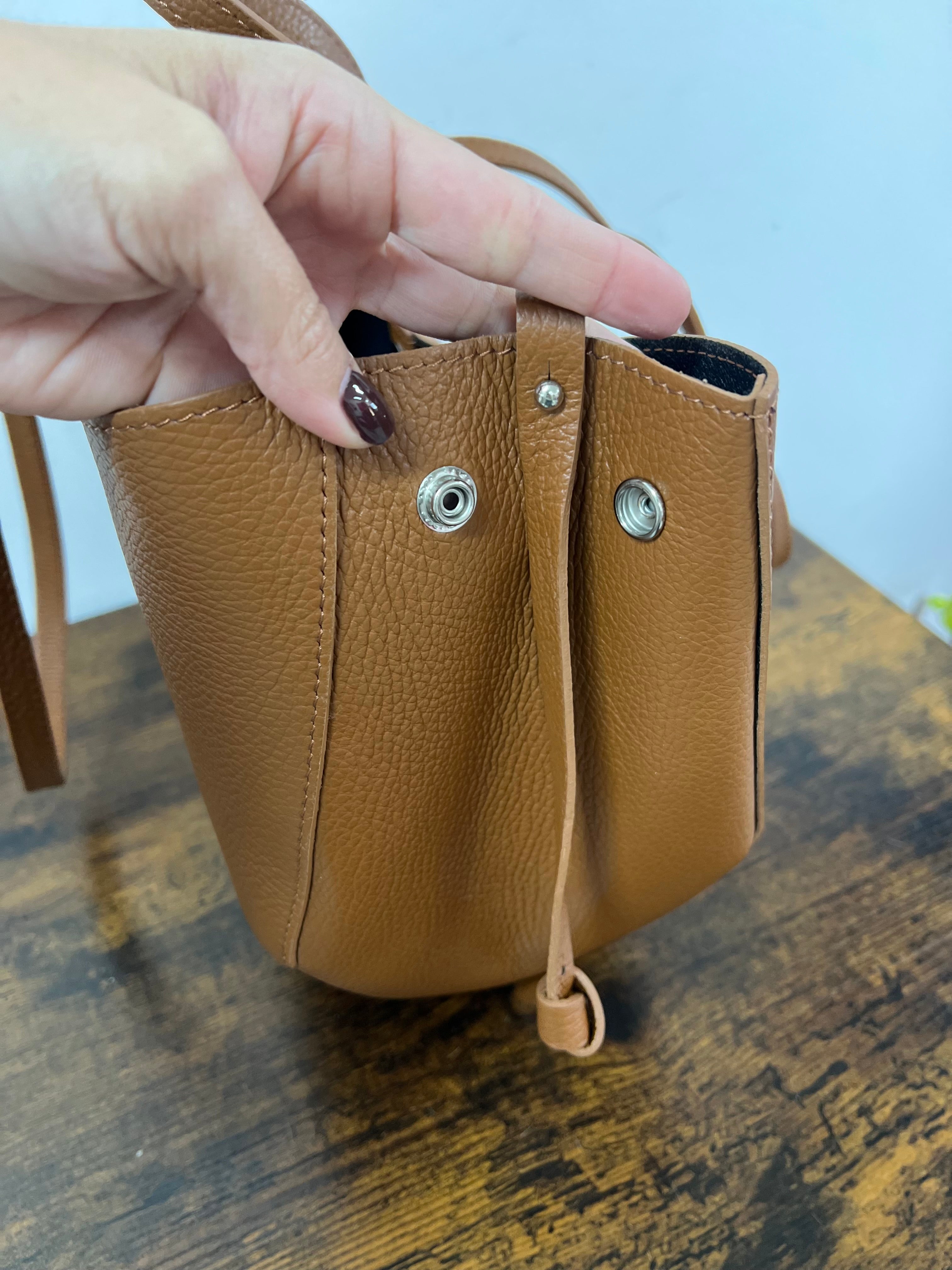 Shopper LILI cuoio scuro