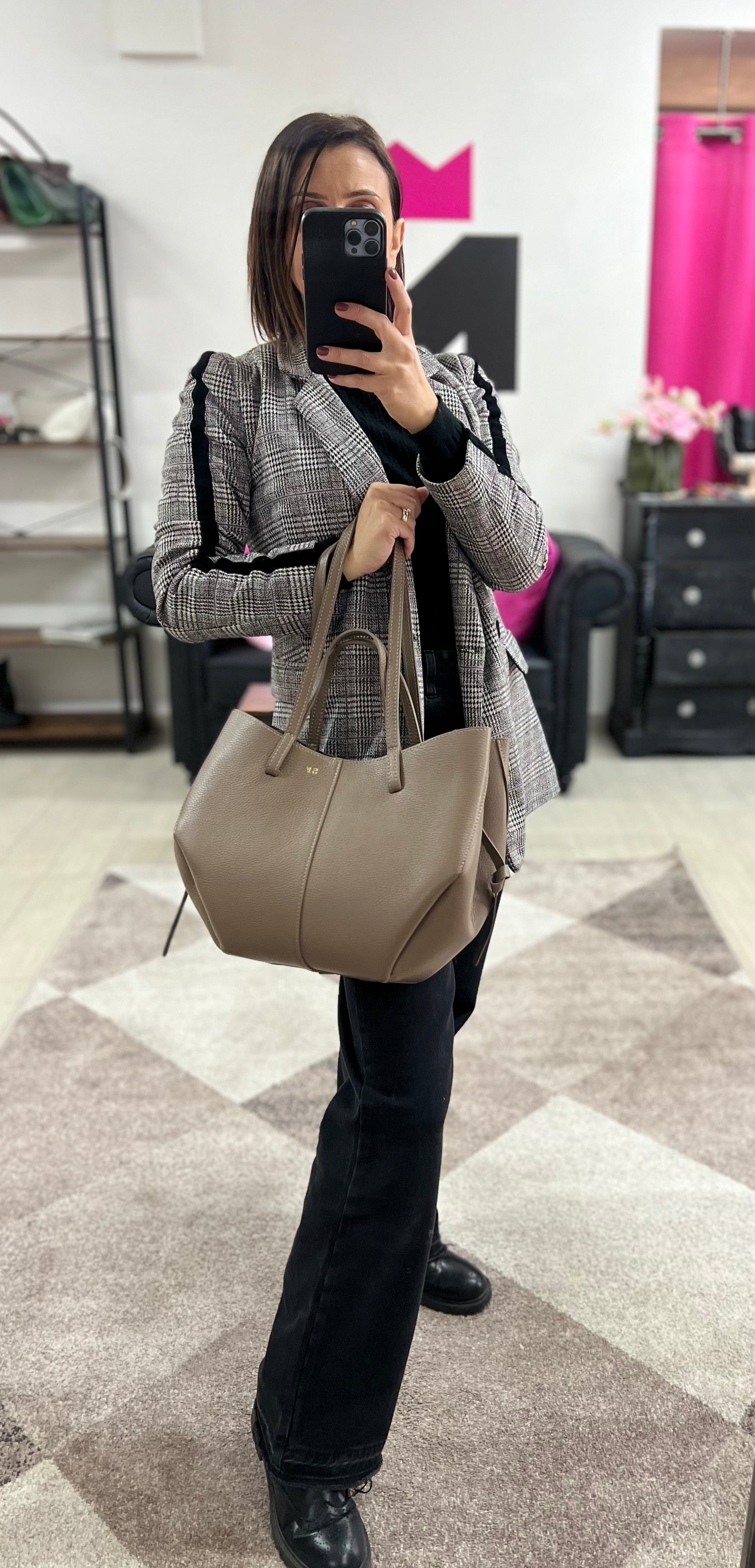 Shopper LILI fango