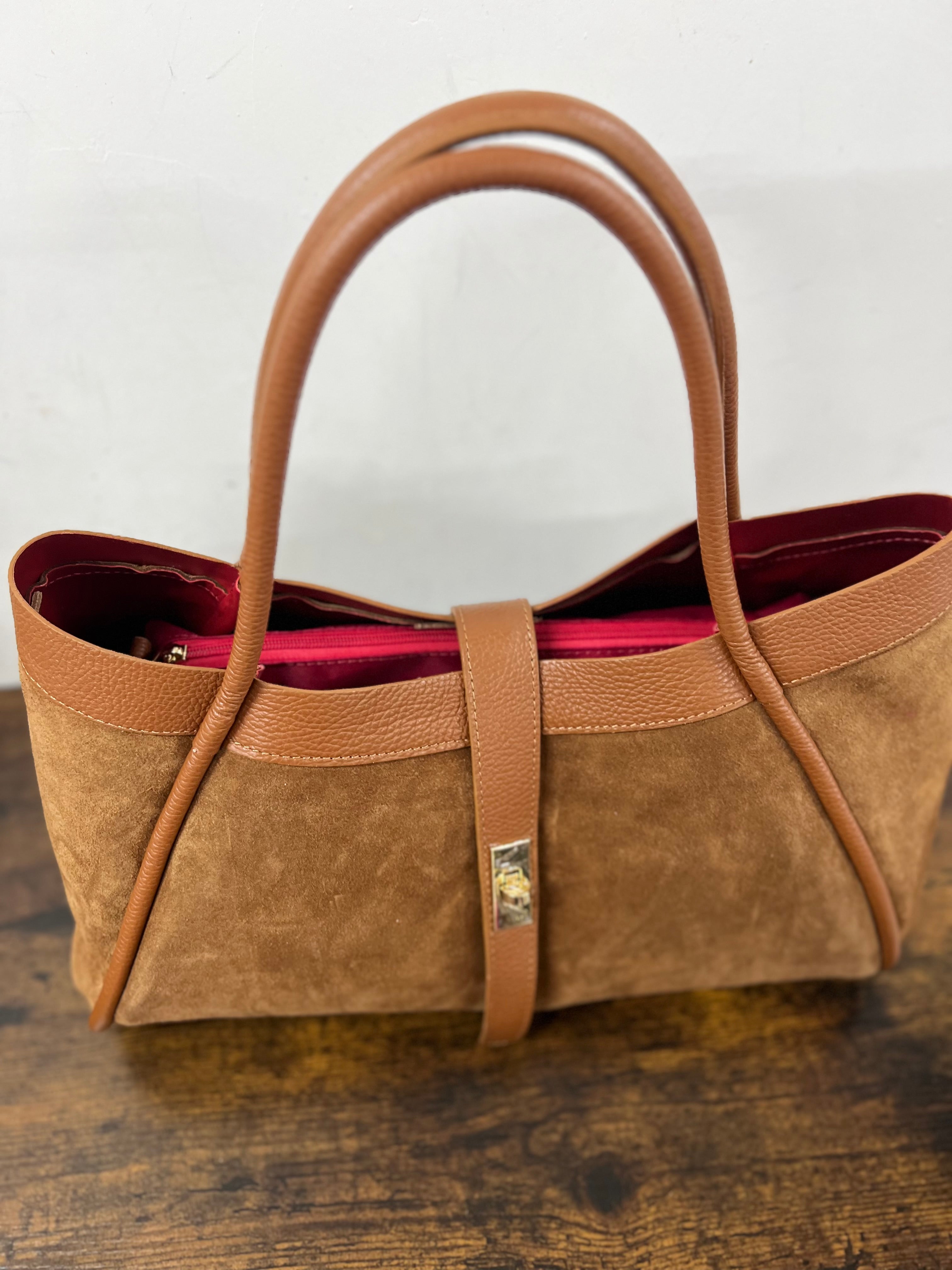 Jasmine light tan suede
