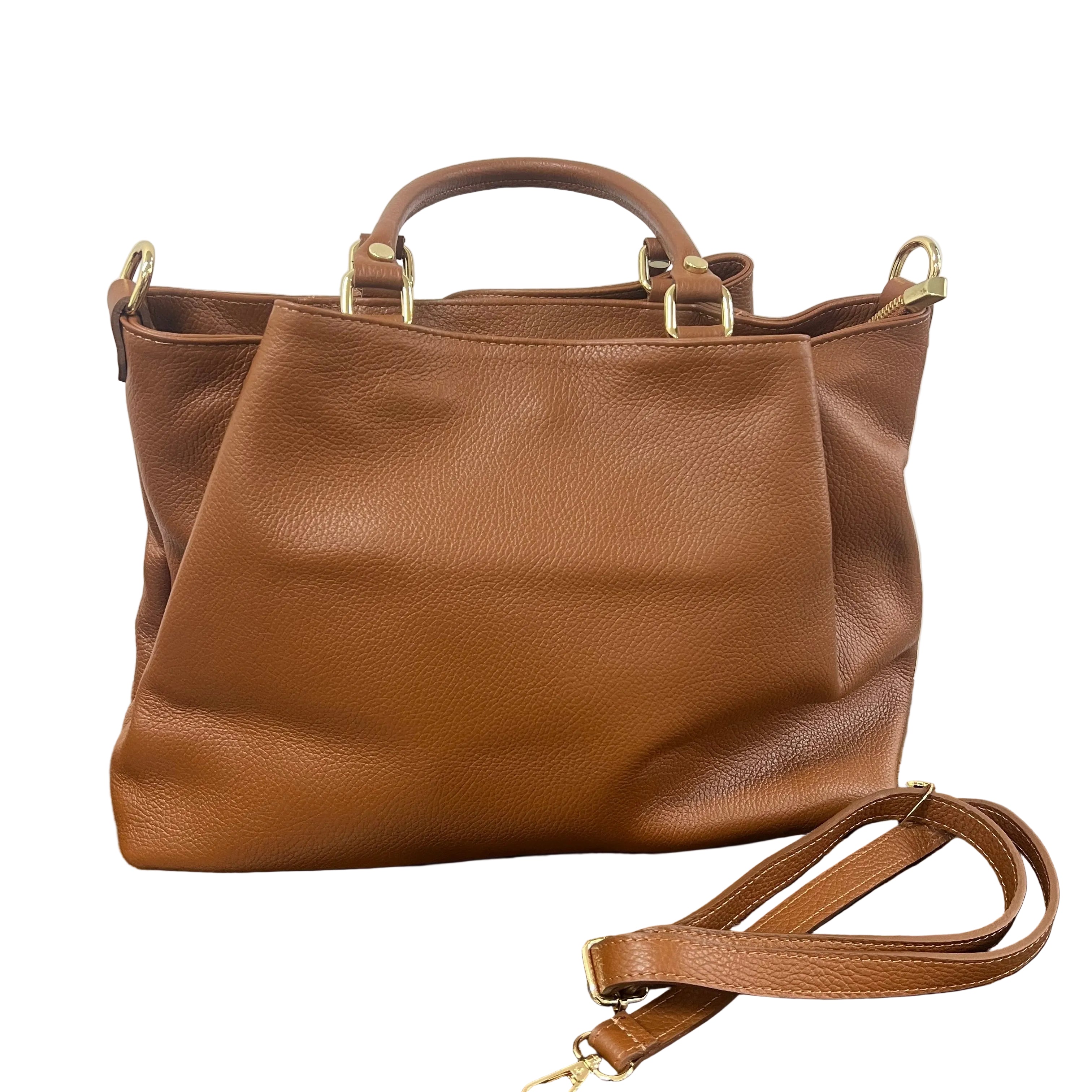 Tote Melanie cuoio scuro