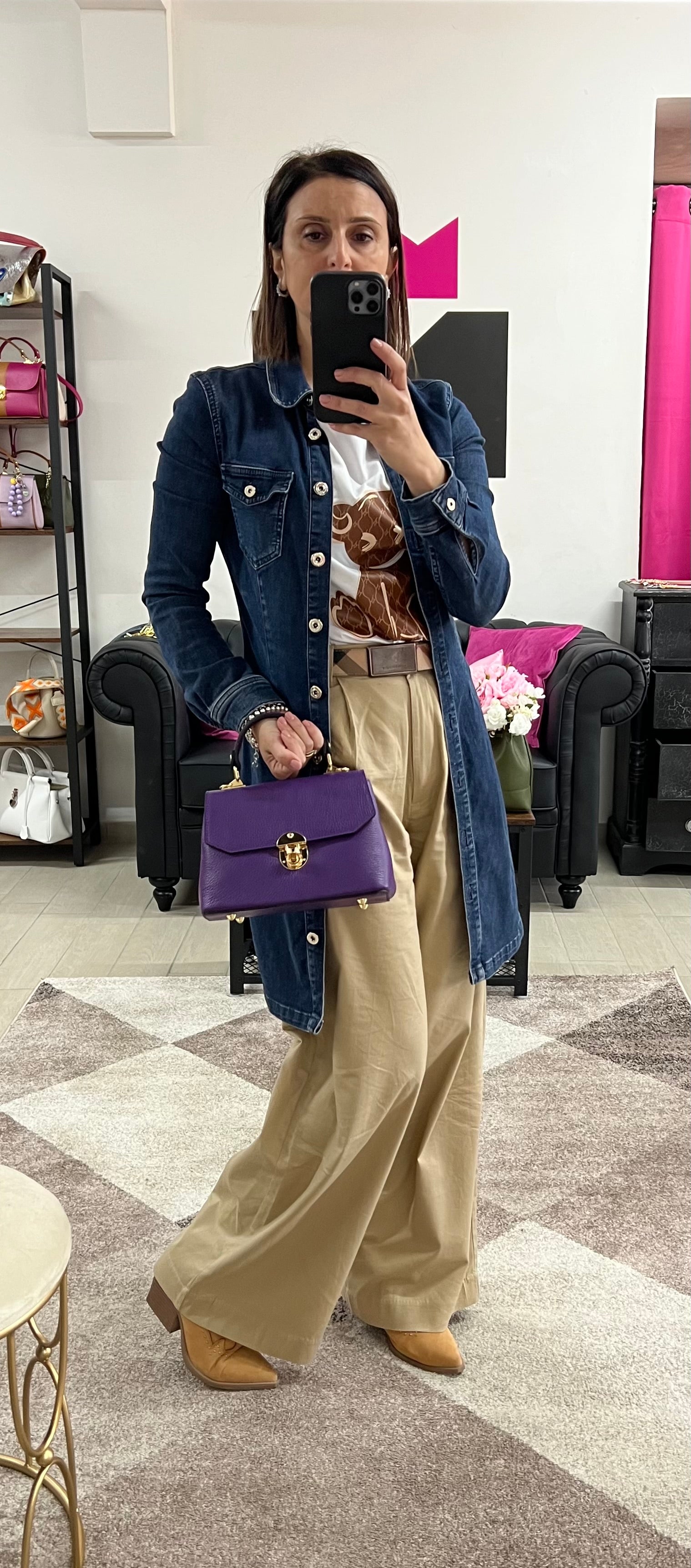 Clarissa mini violet