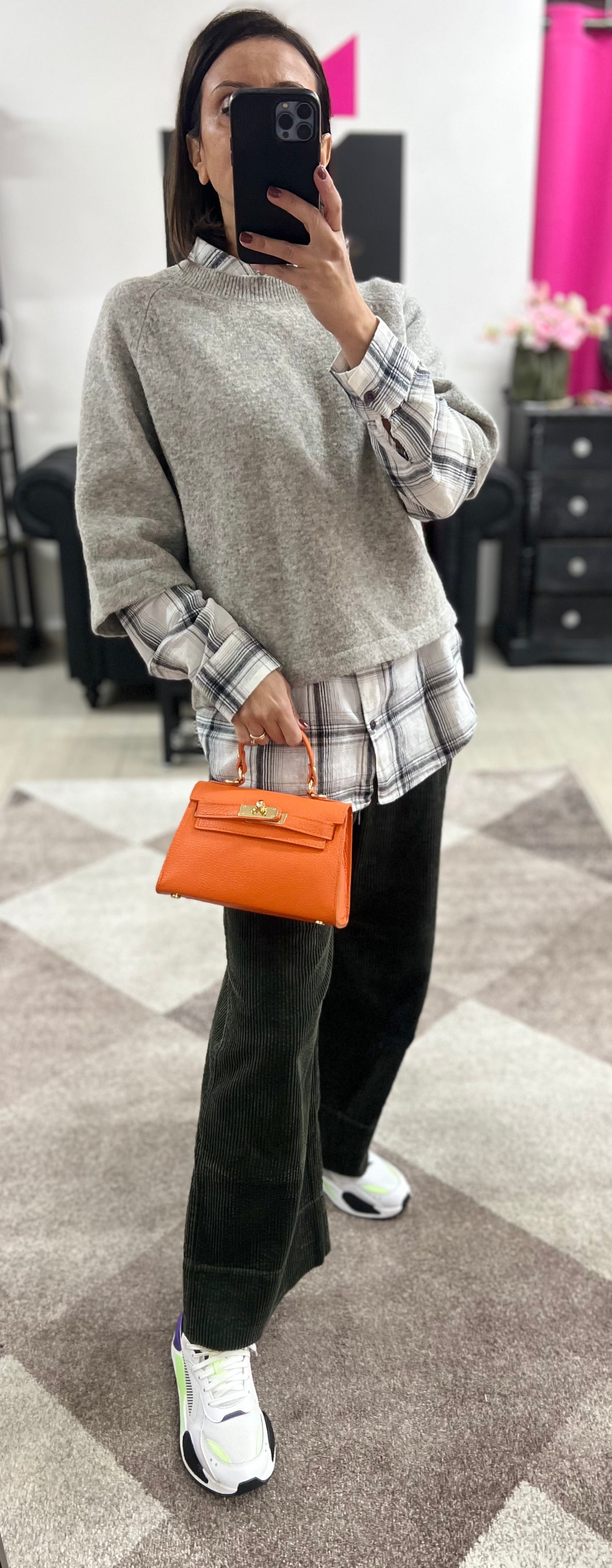 Kylie  pocket arancio