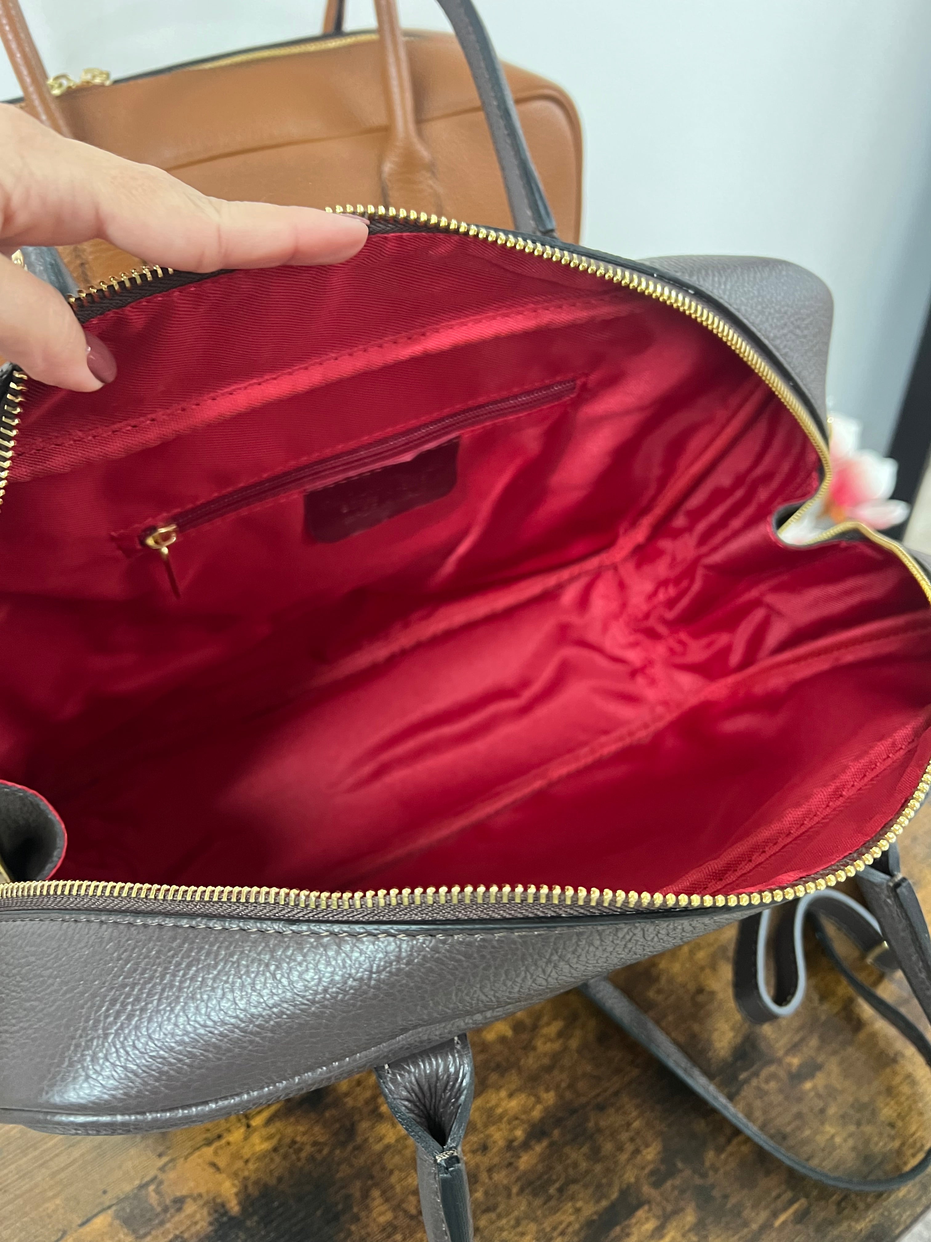 STAR maxi briefcase dark brown