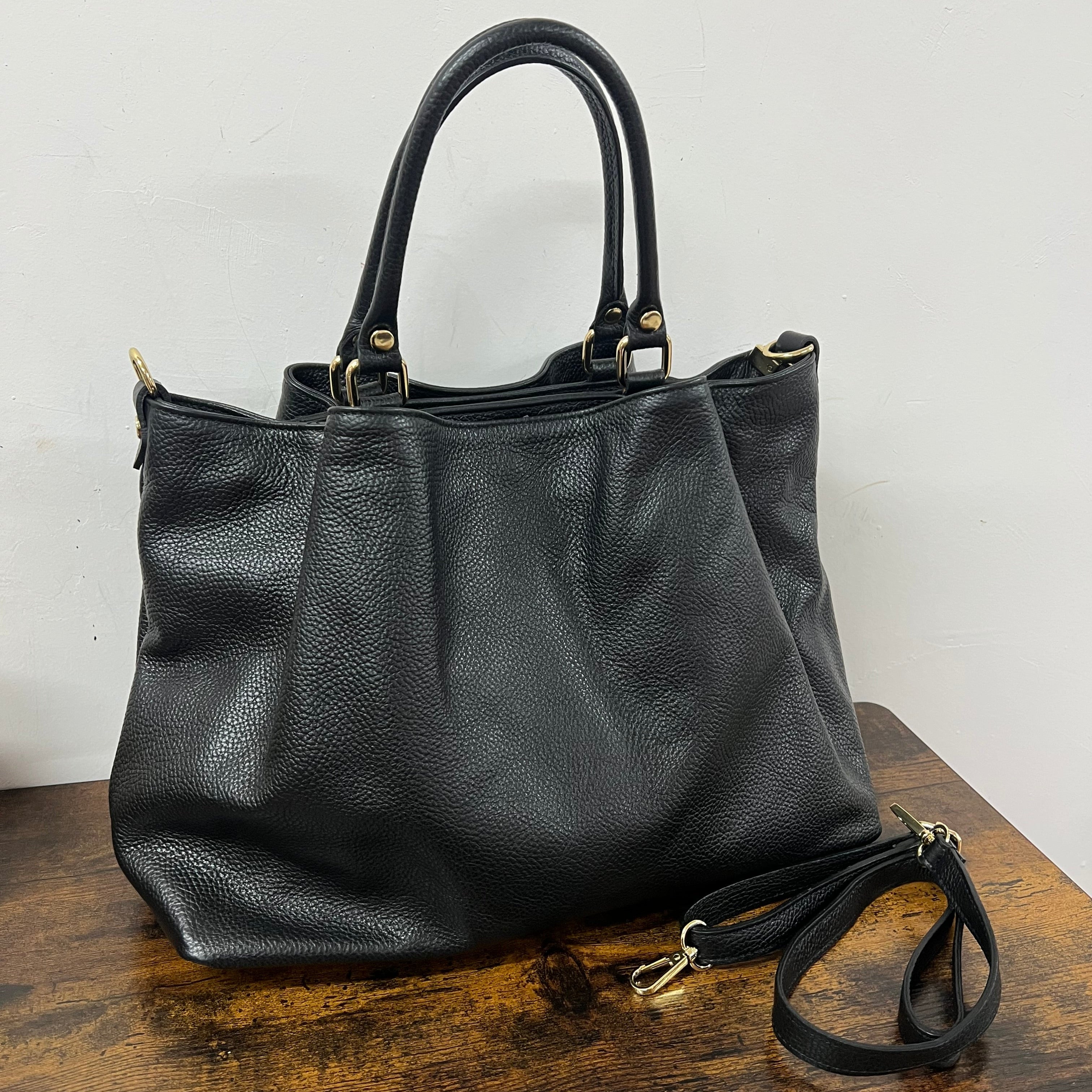 Melanie black tote