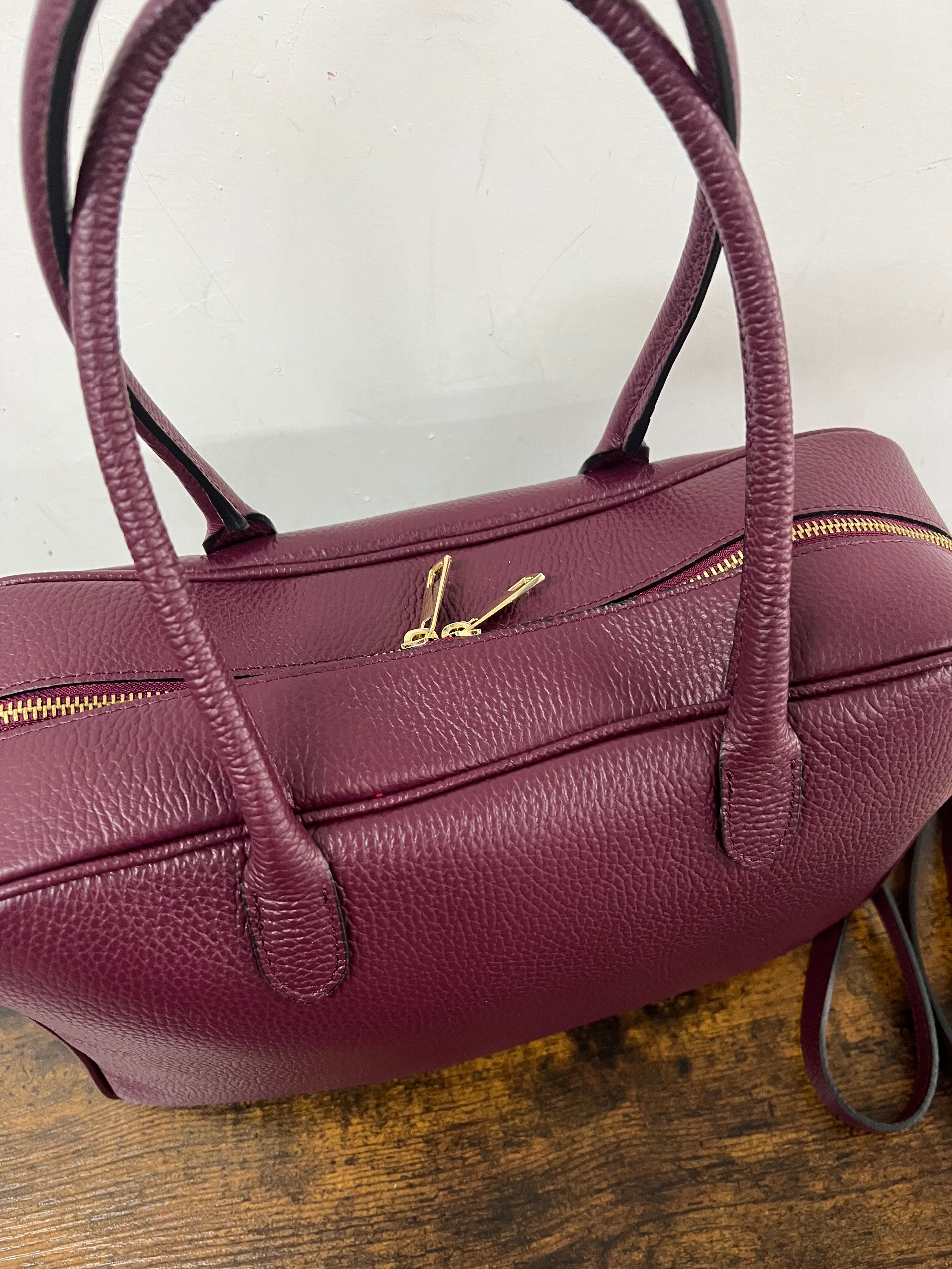 Maxi star bordeaux briefcase