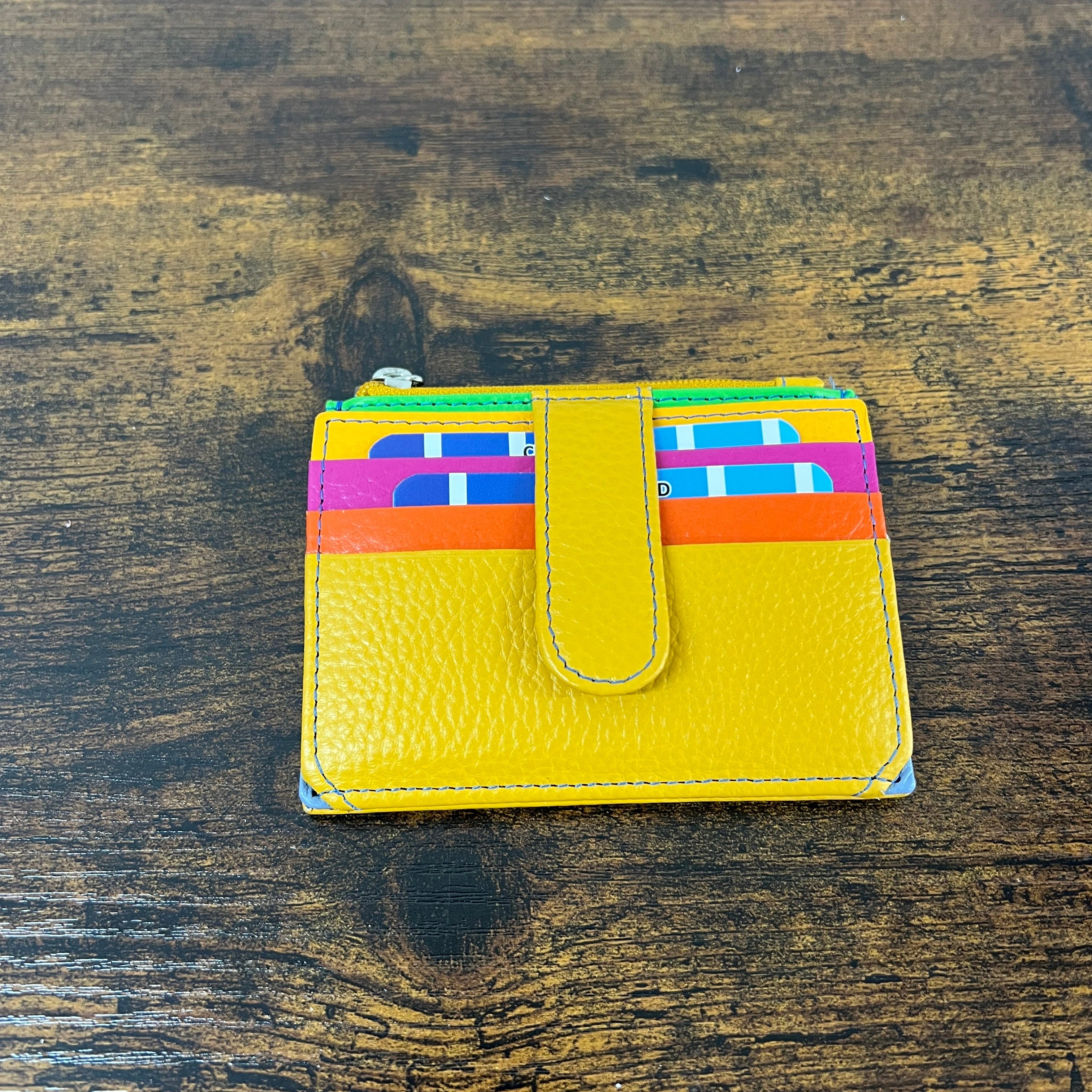 Unisex mustard cardholder