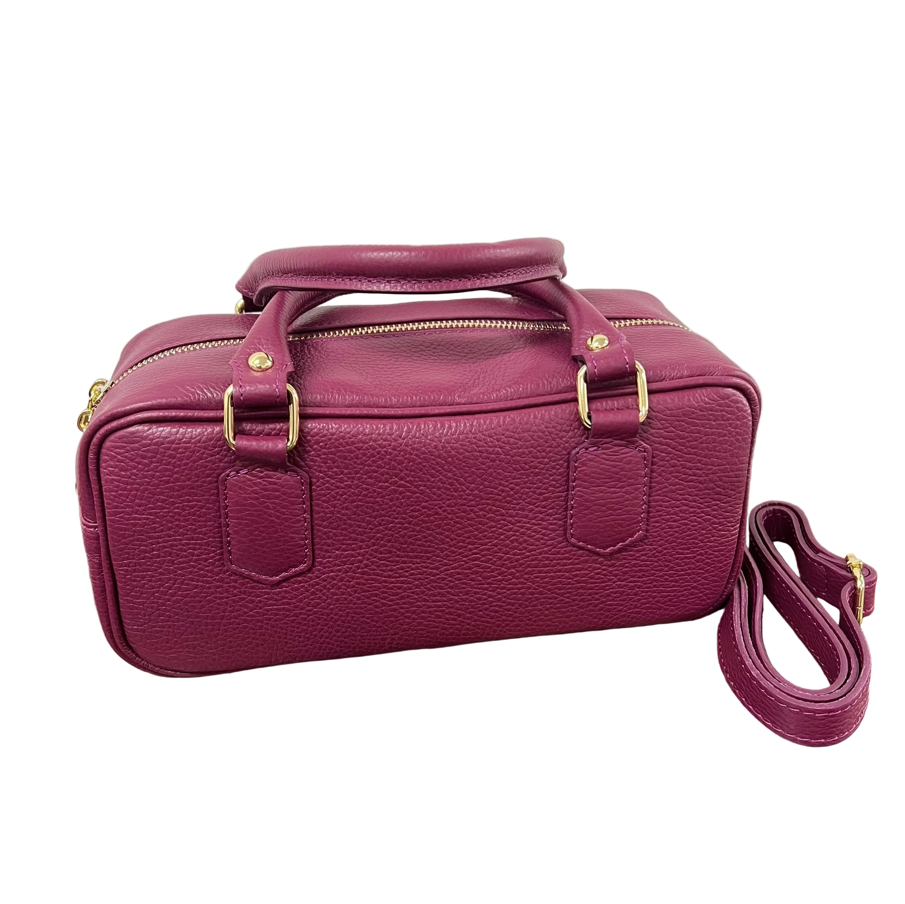 Bauletto rettangolare amaranto