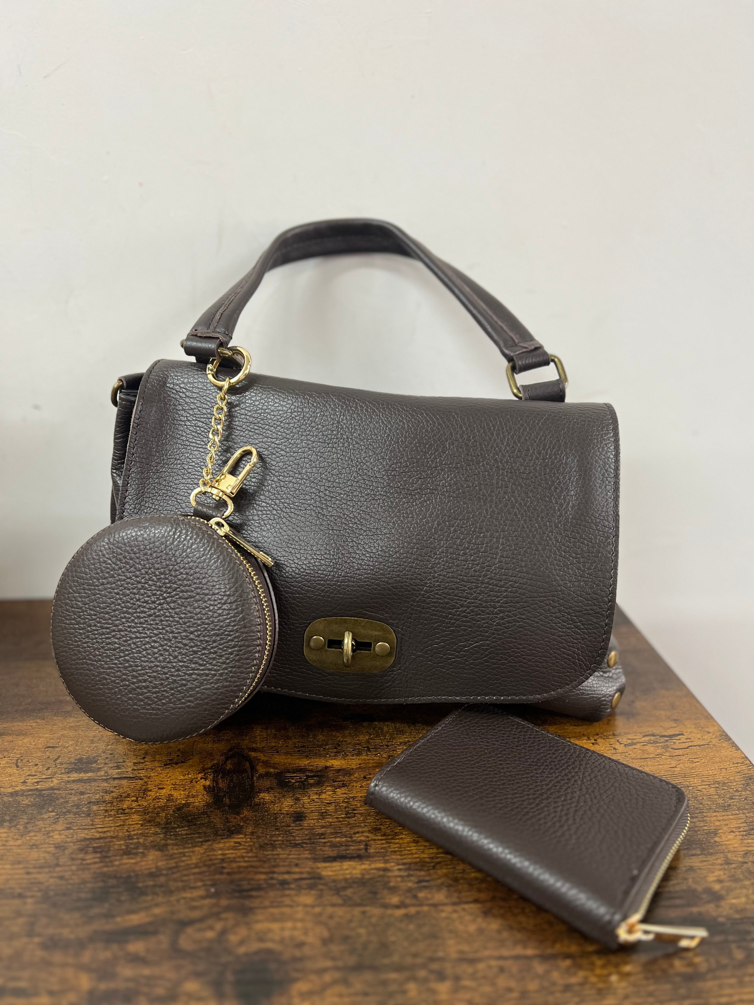 Rotondo zip testa di moro