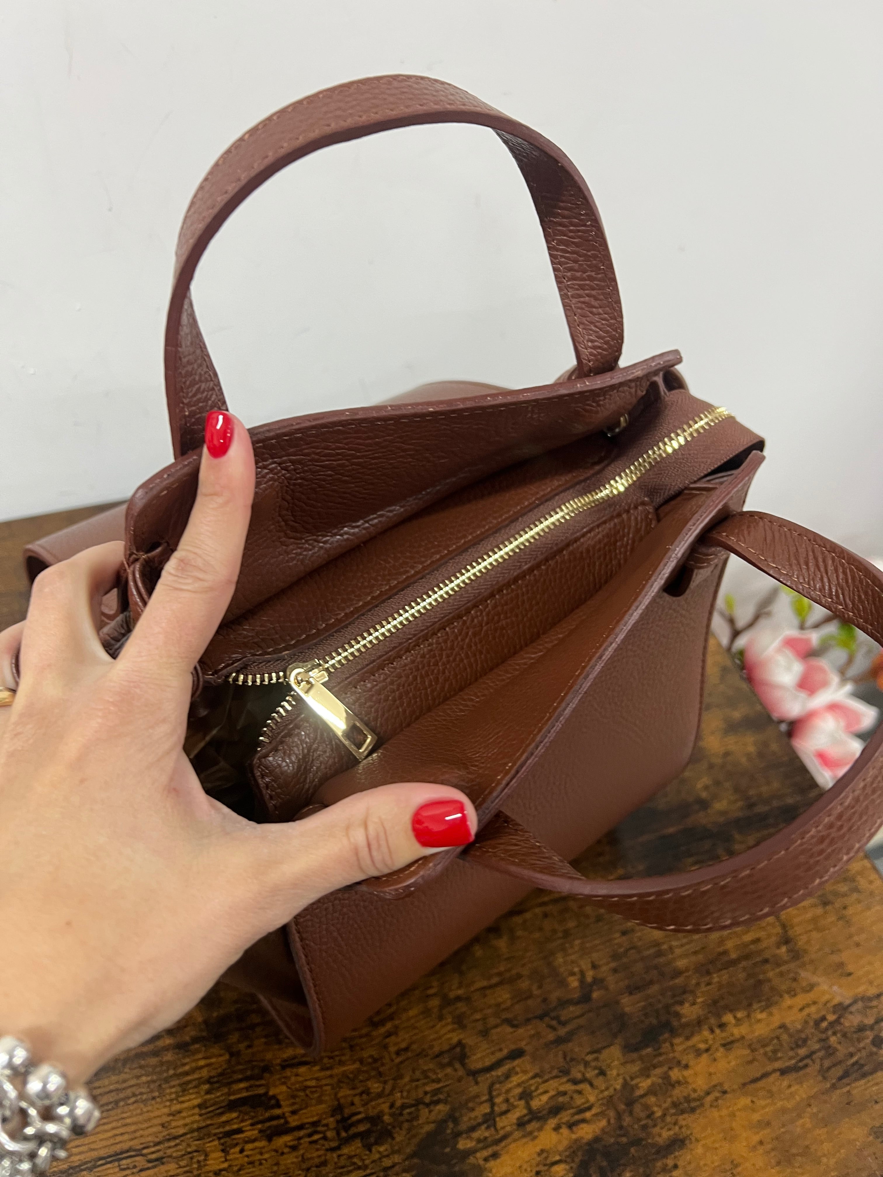 Chocolate Scarlett tote