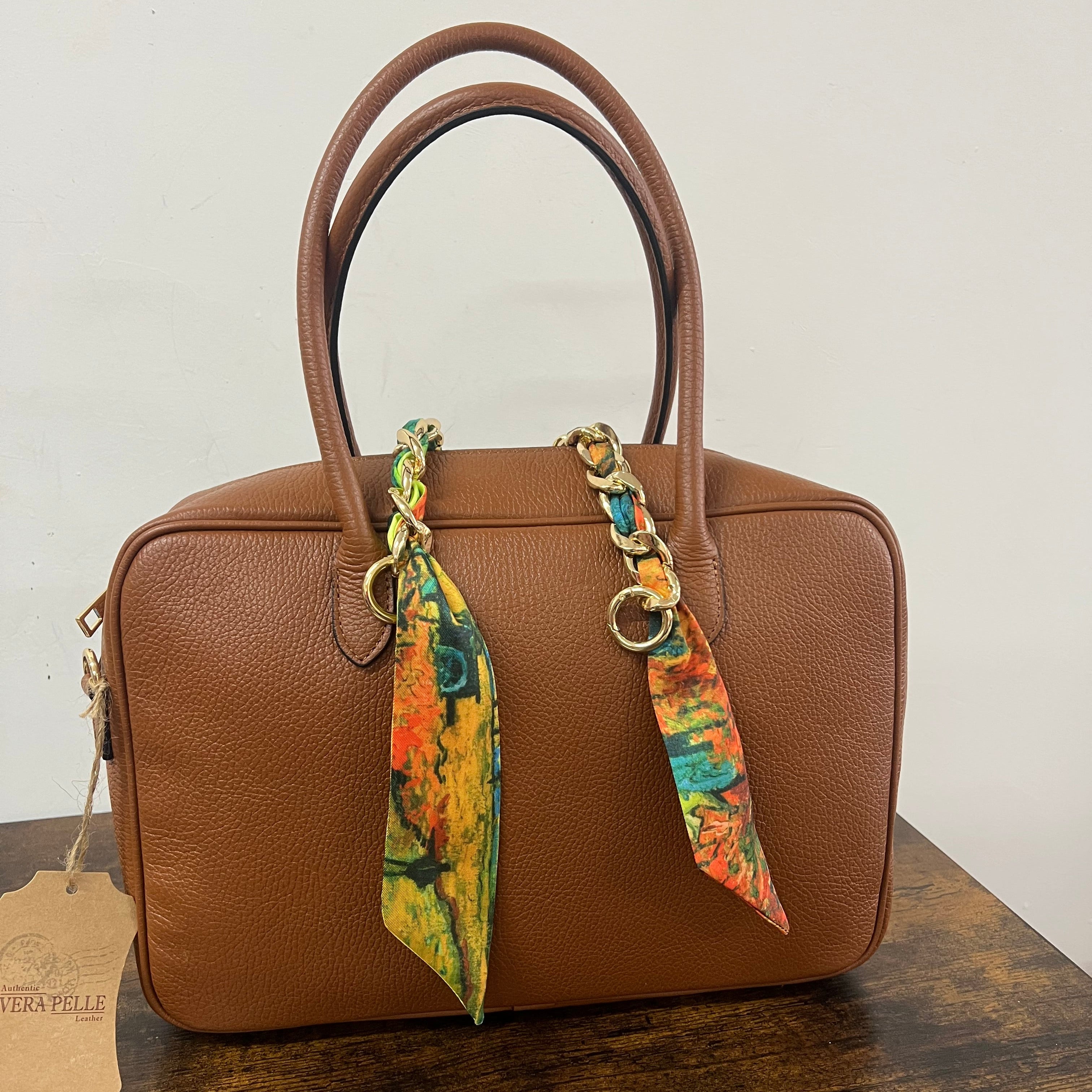 Catena foulard fantasy arancio