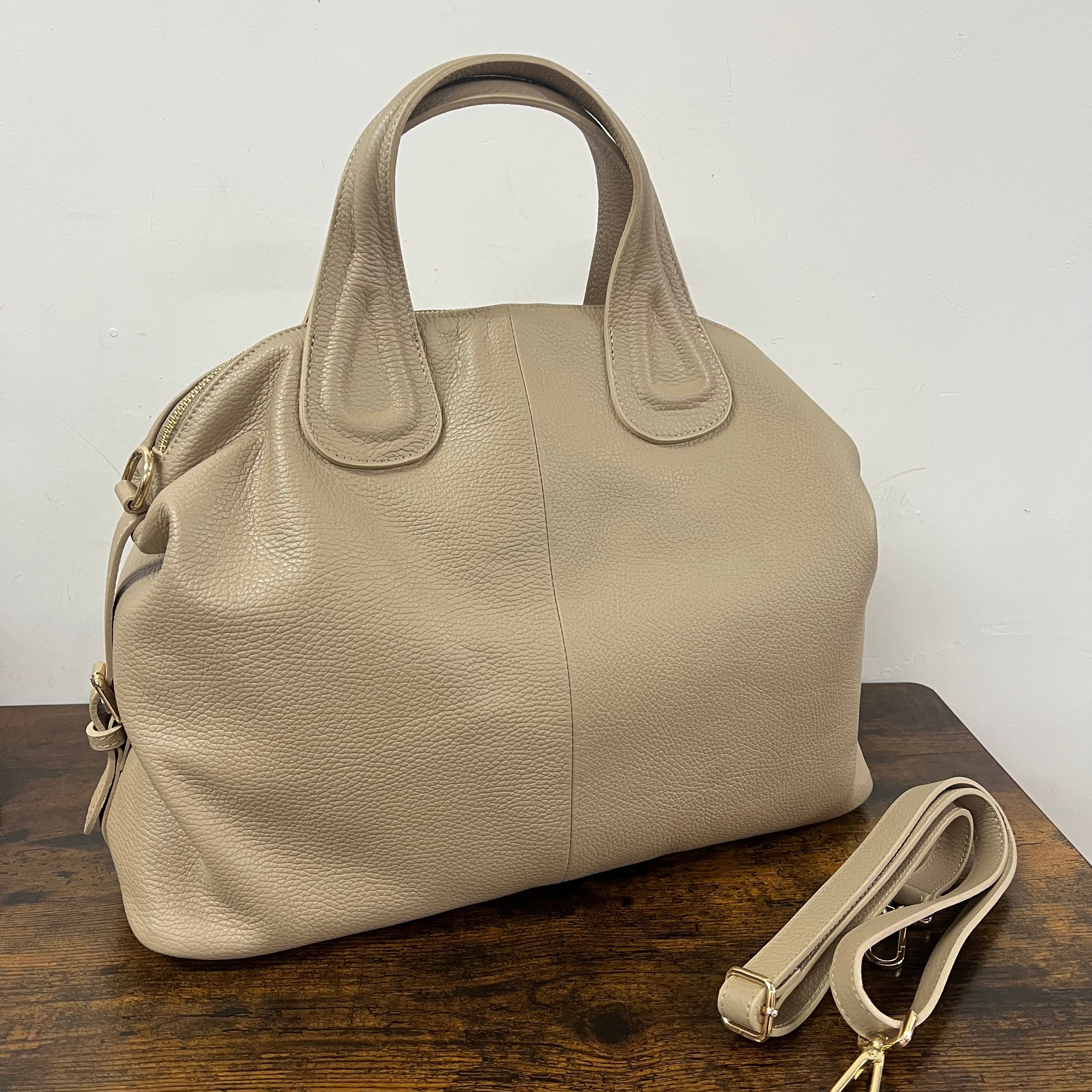 Cassandra dove gray tote bag