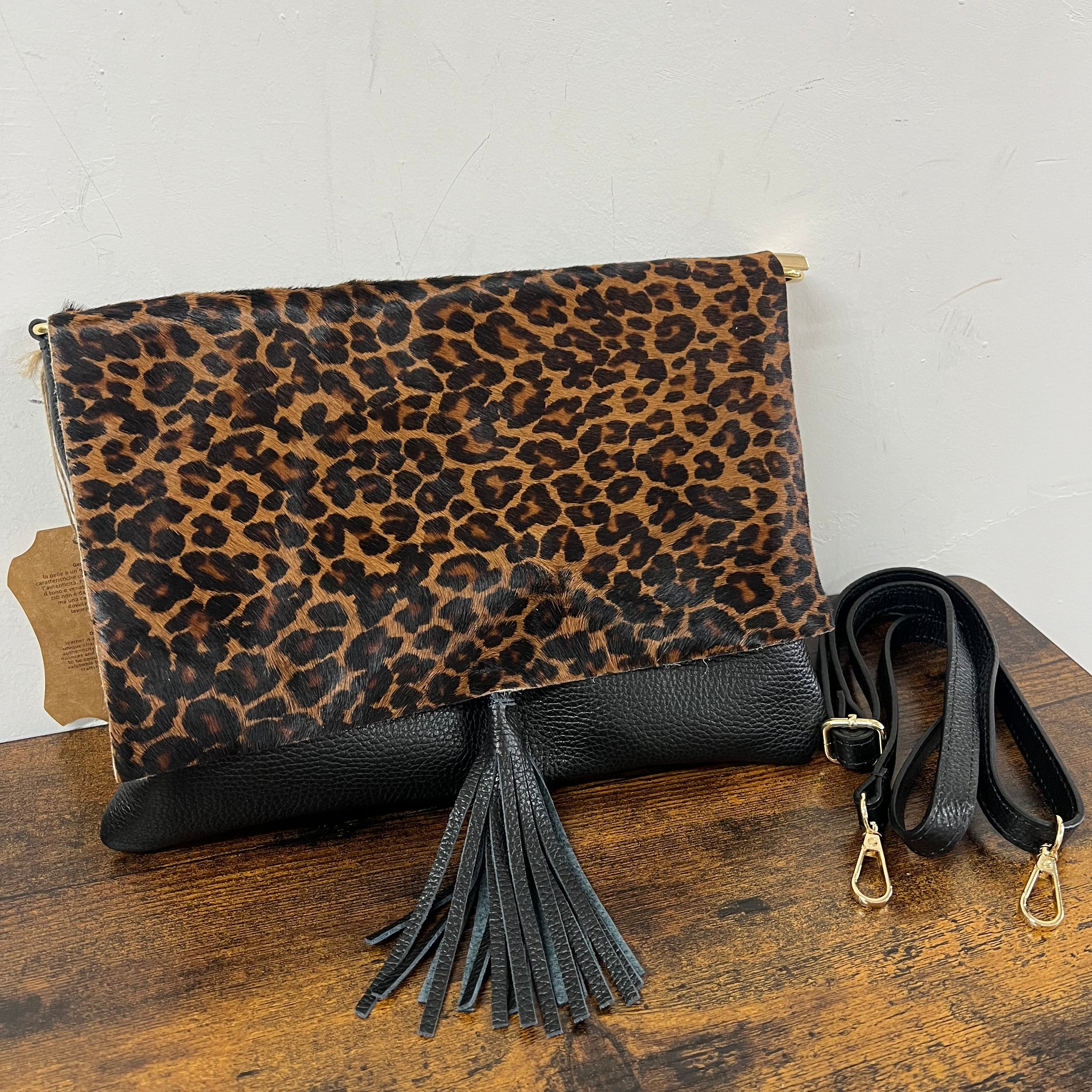 Pochette cavallino mac original marrone scuro