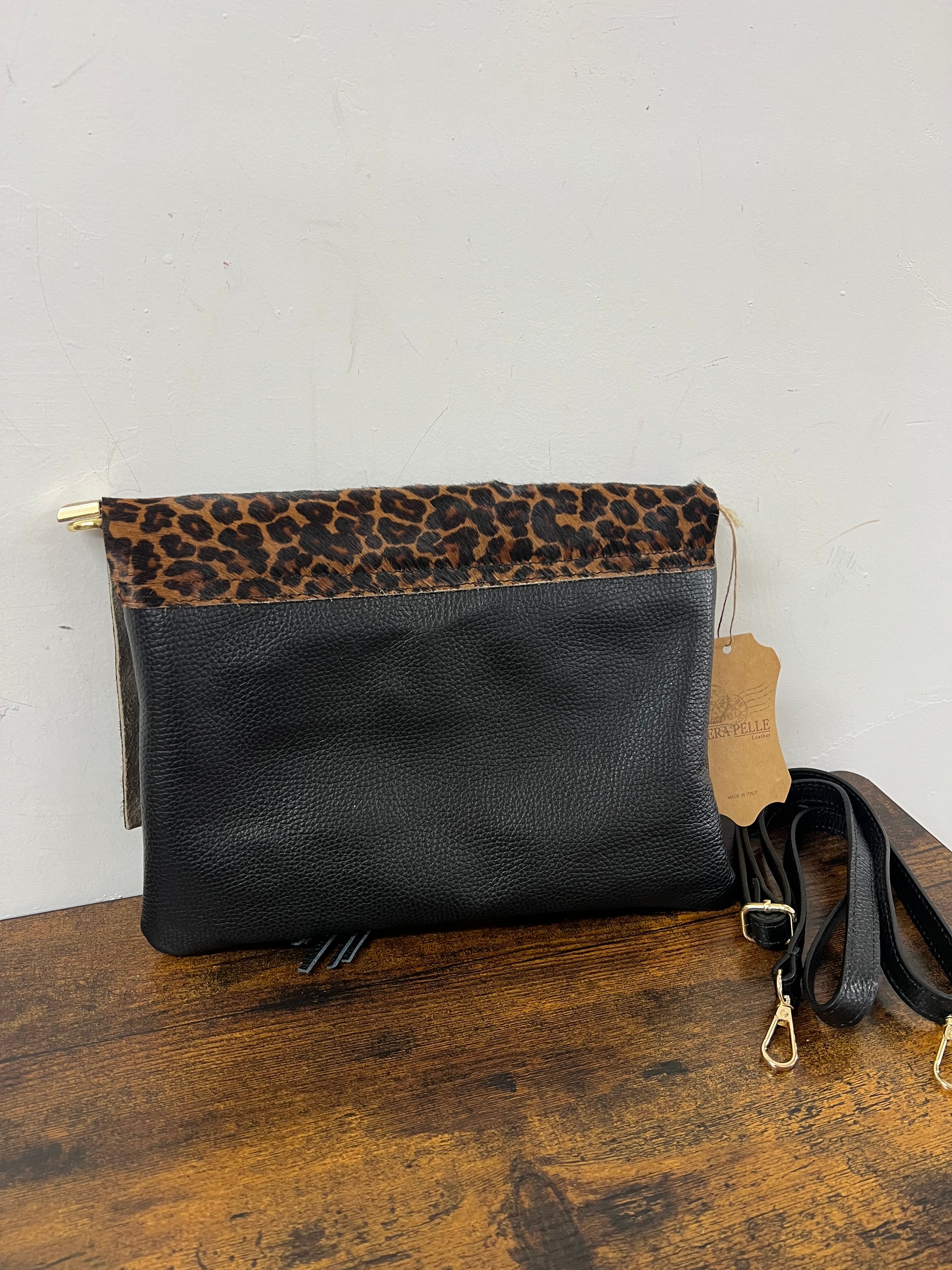 Pochette cavallino mac original marrone scuro
