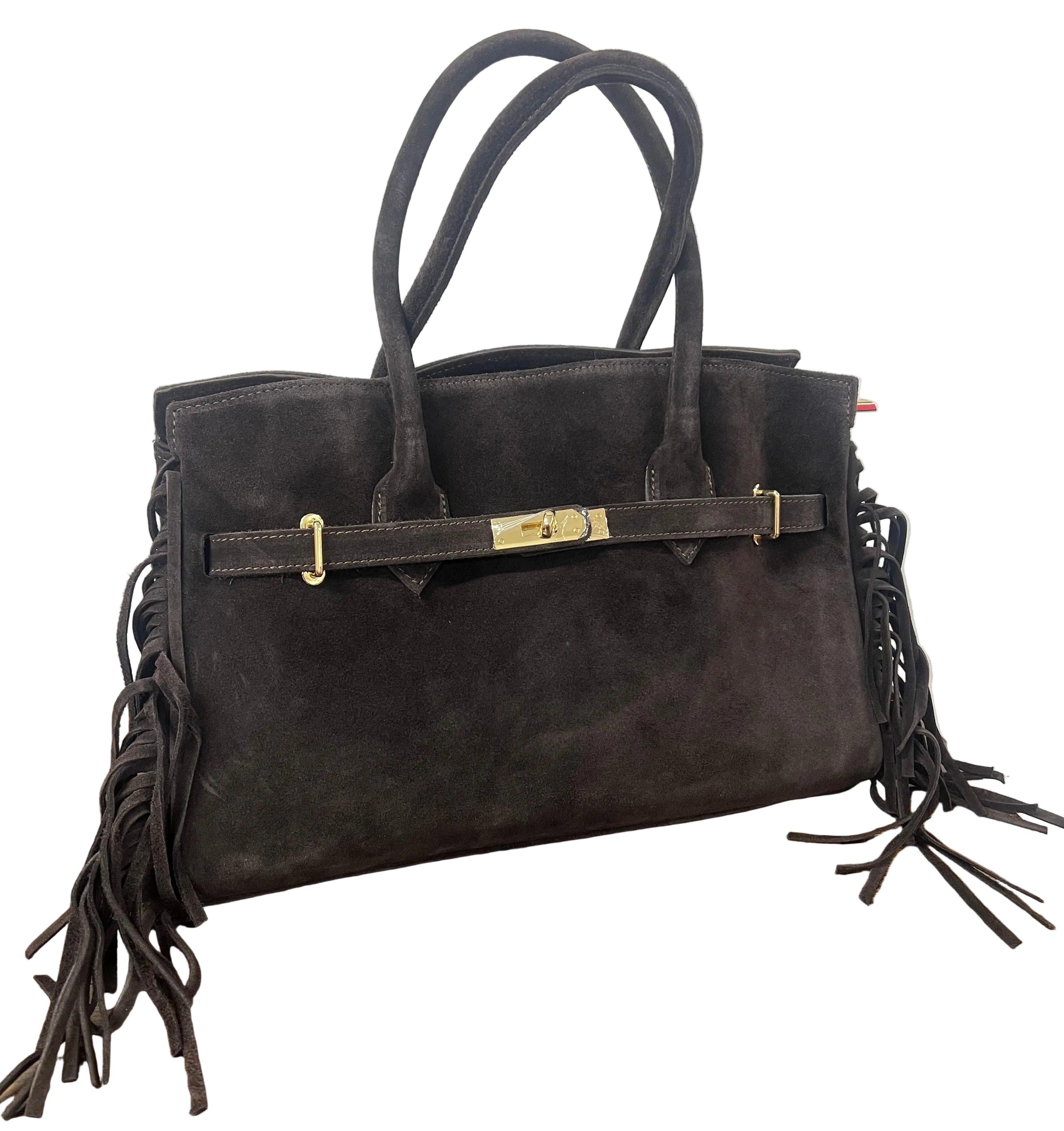 Shopper horse suede testa di moro