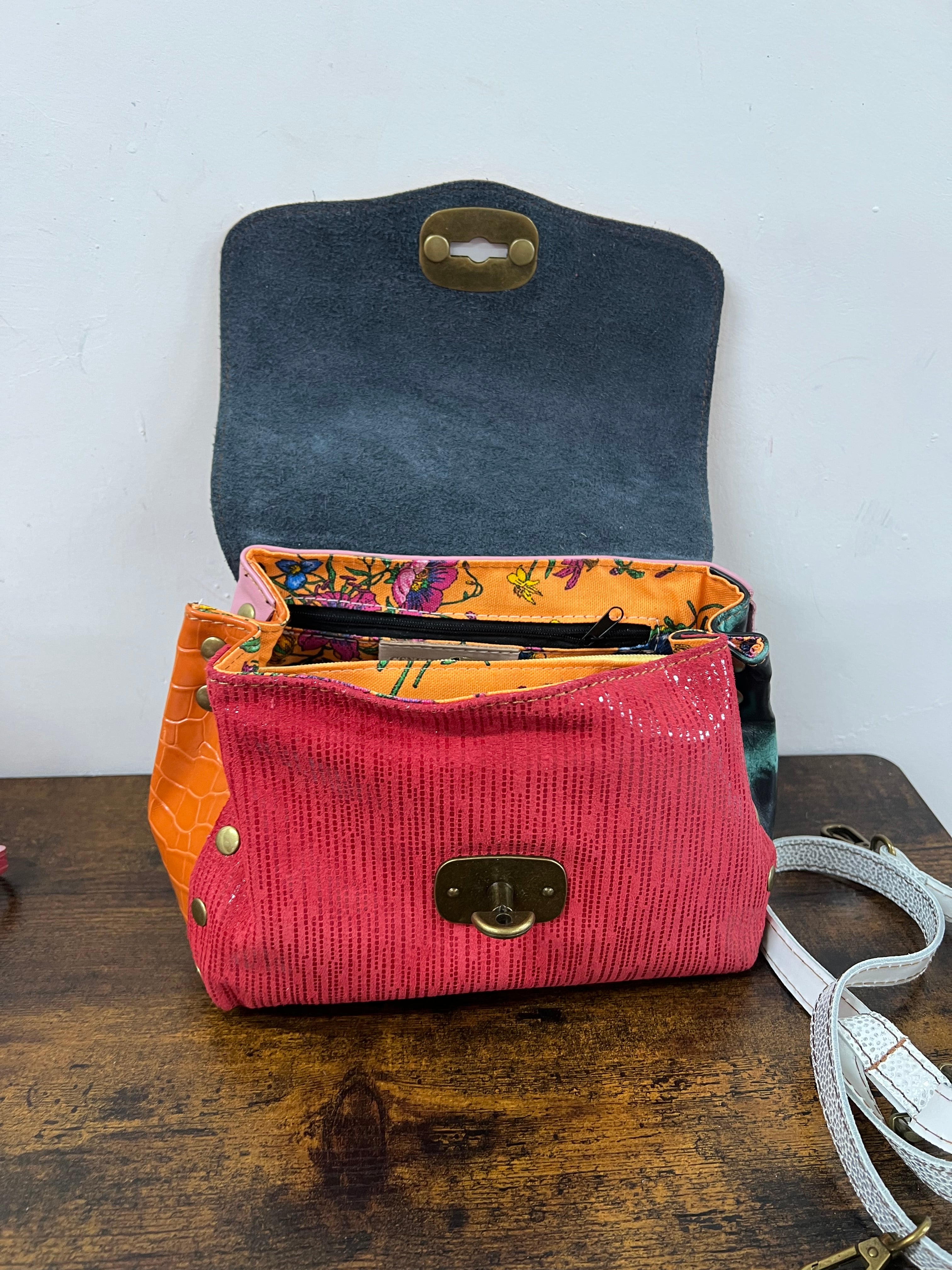 Country mini patchwork arancio