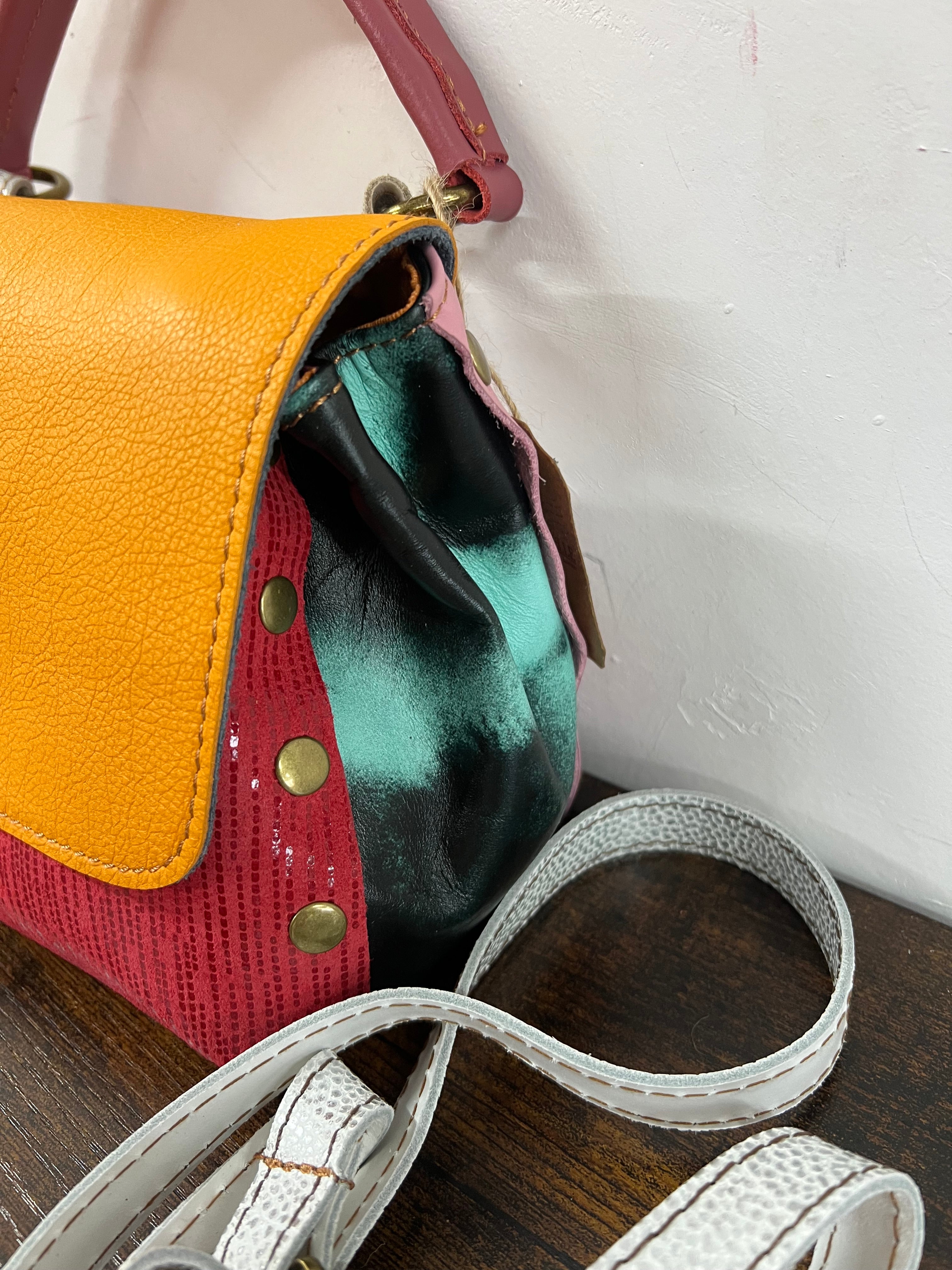 Country mini patchwork arancio