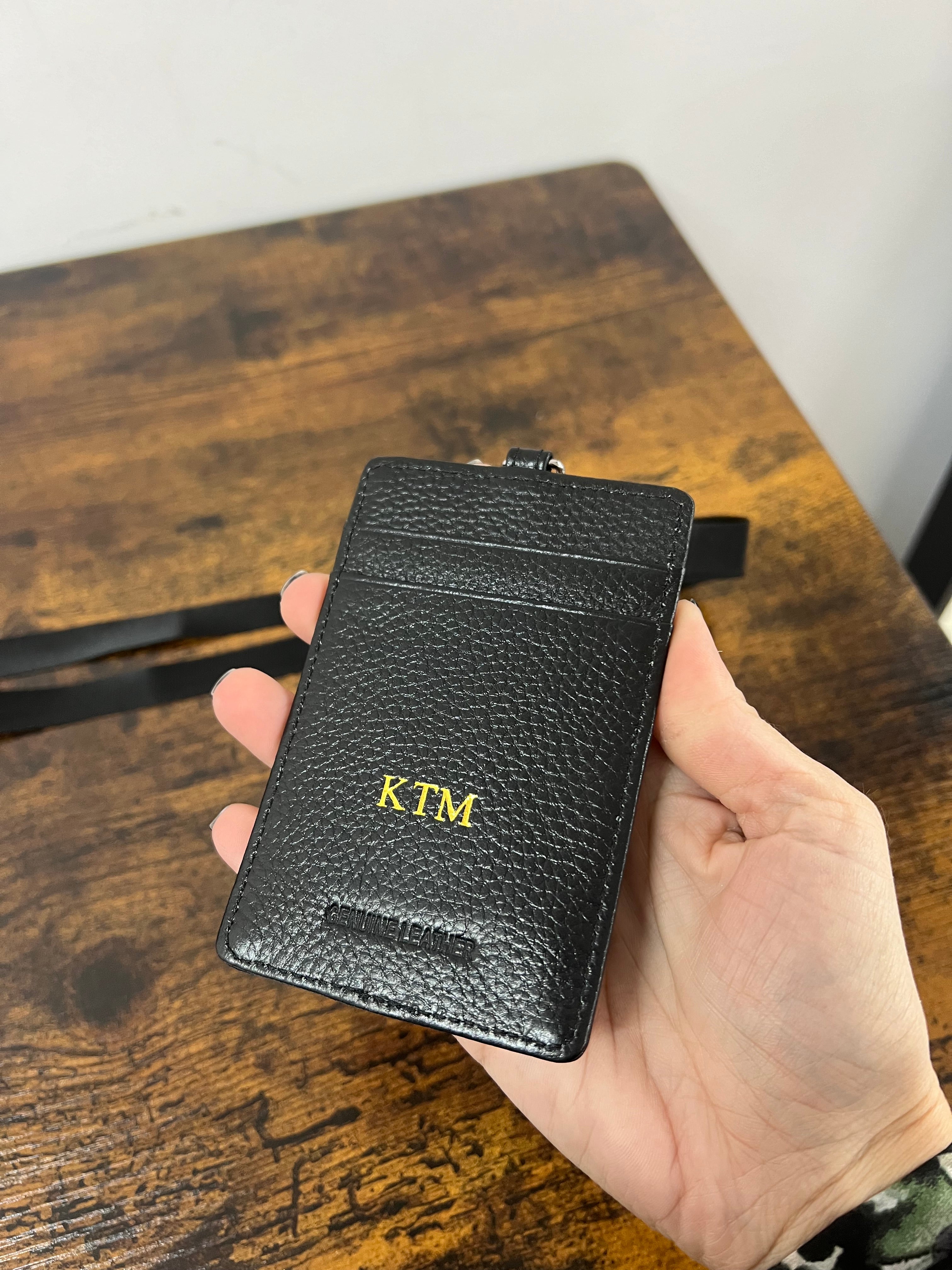 Black badge holder