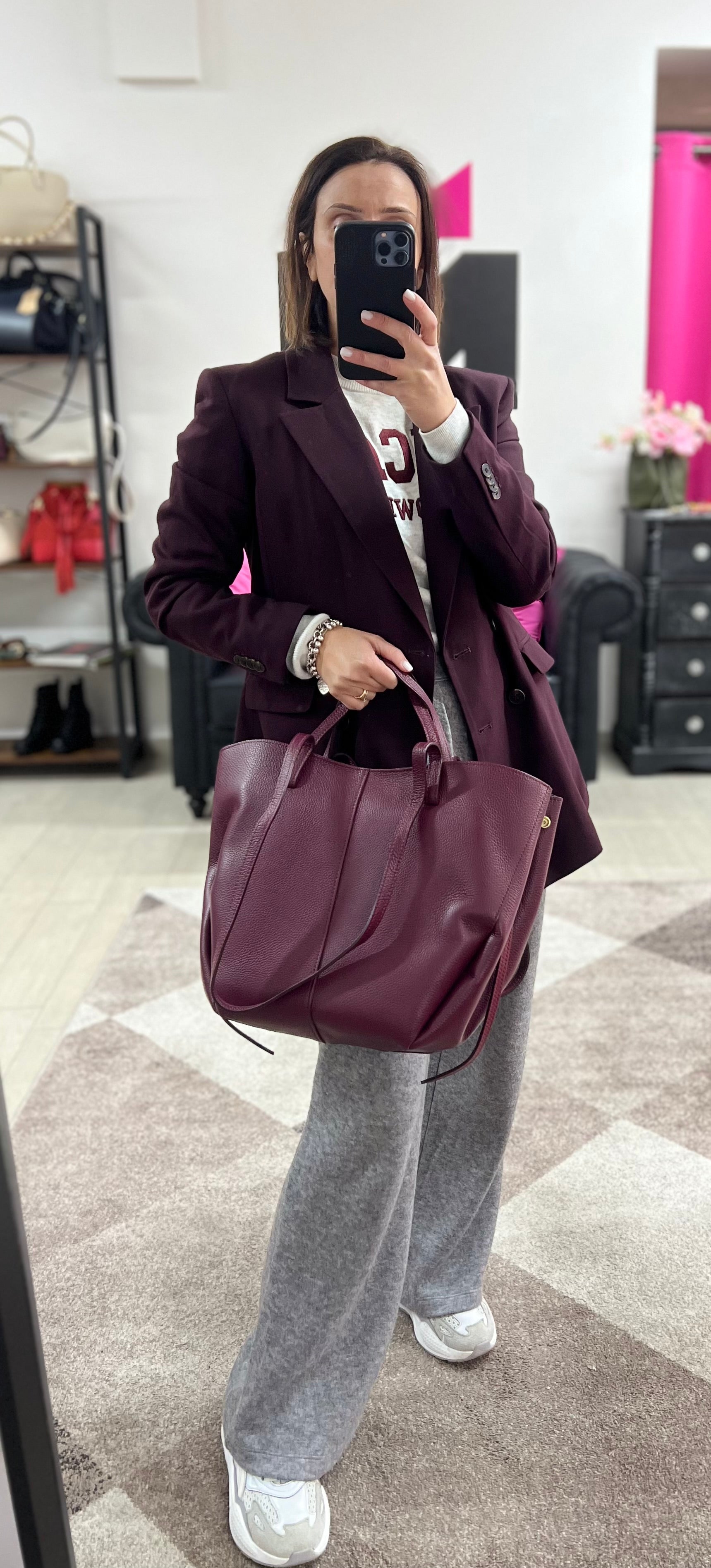 Shopper lili z over amaranto
