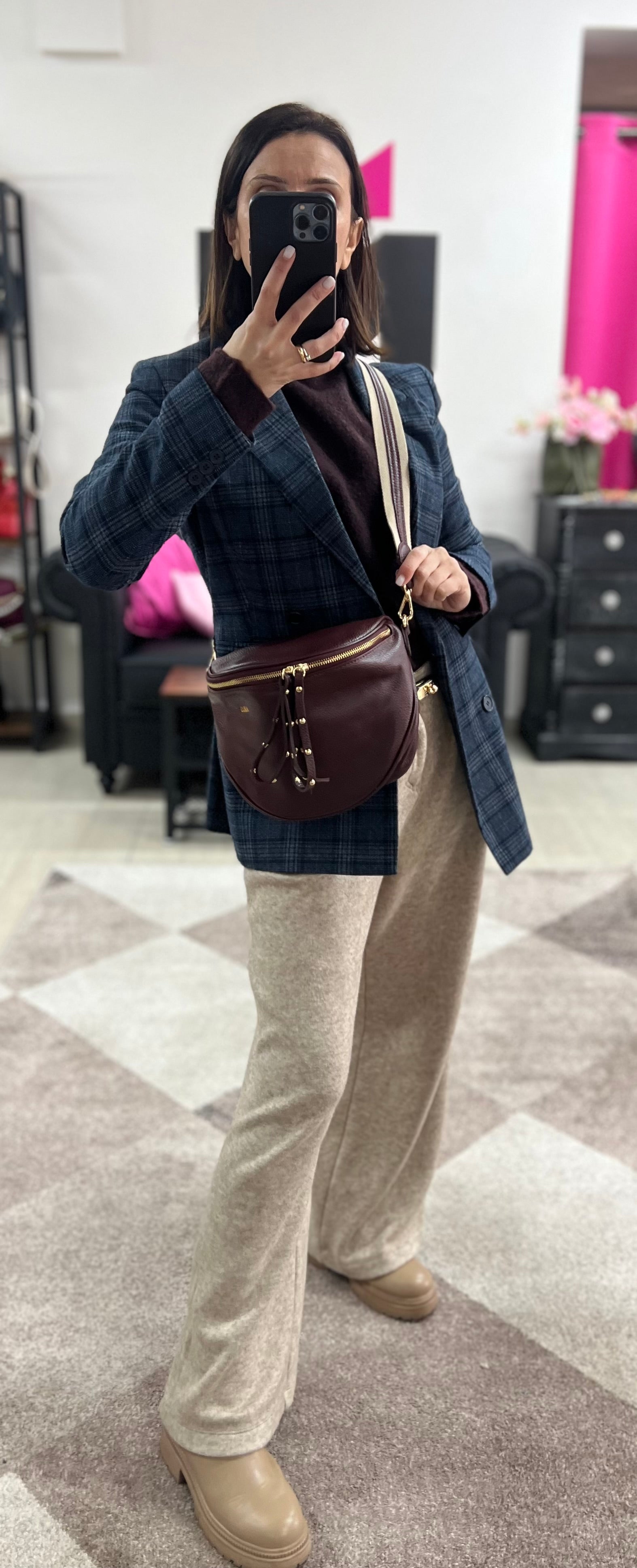 Marsupione bordeaux