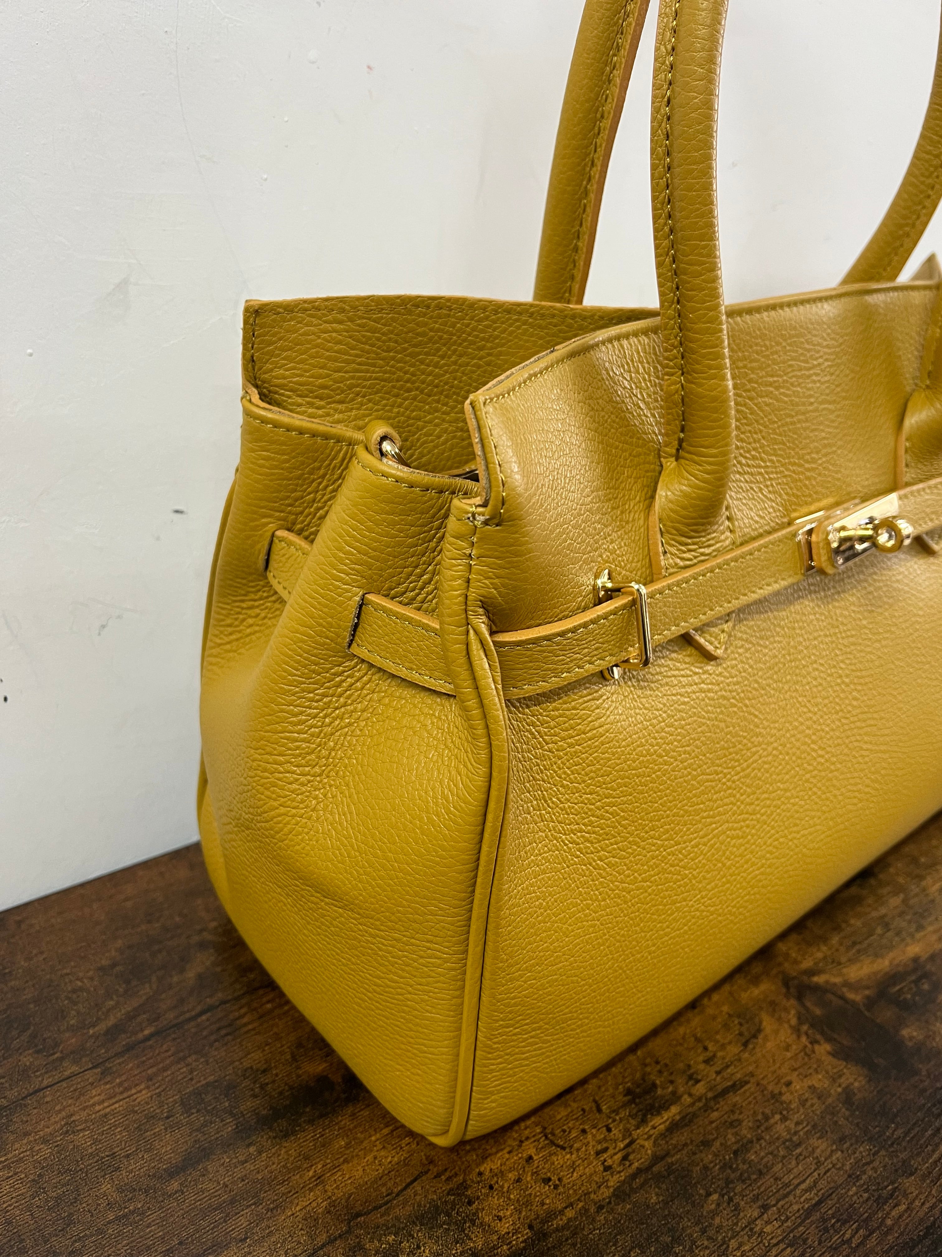 Shopper horse basic senape