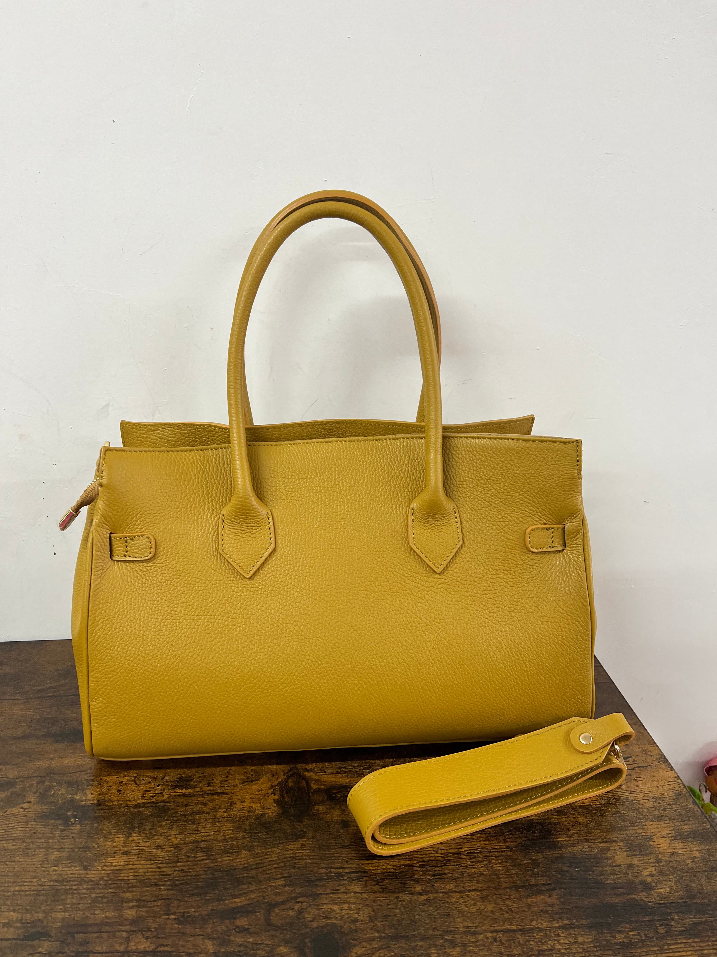 Shopper horse basic senape