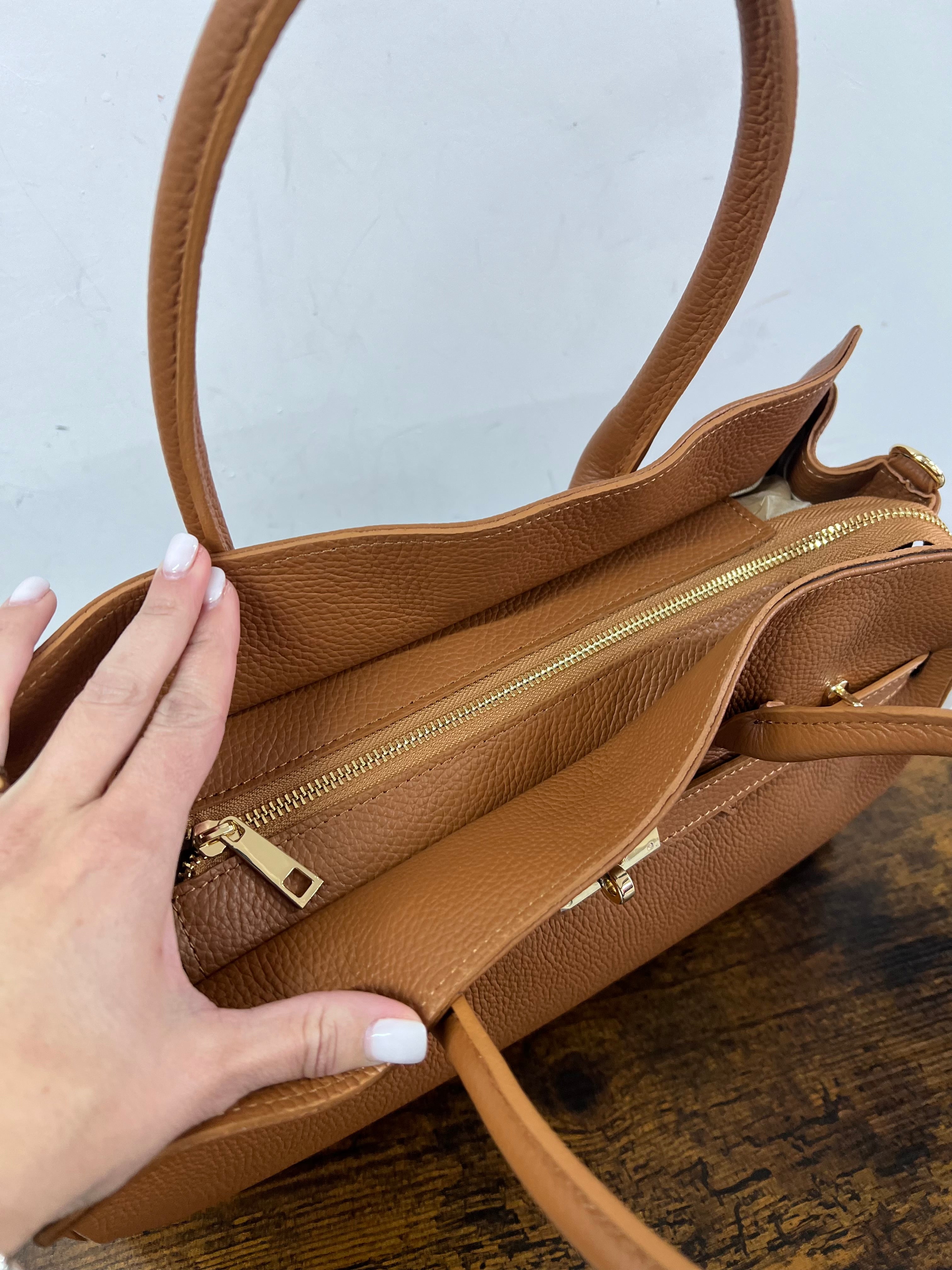 Shopper horse basic cuoio scuro