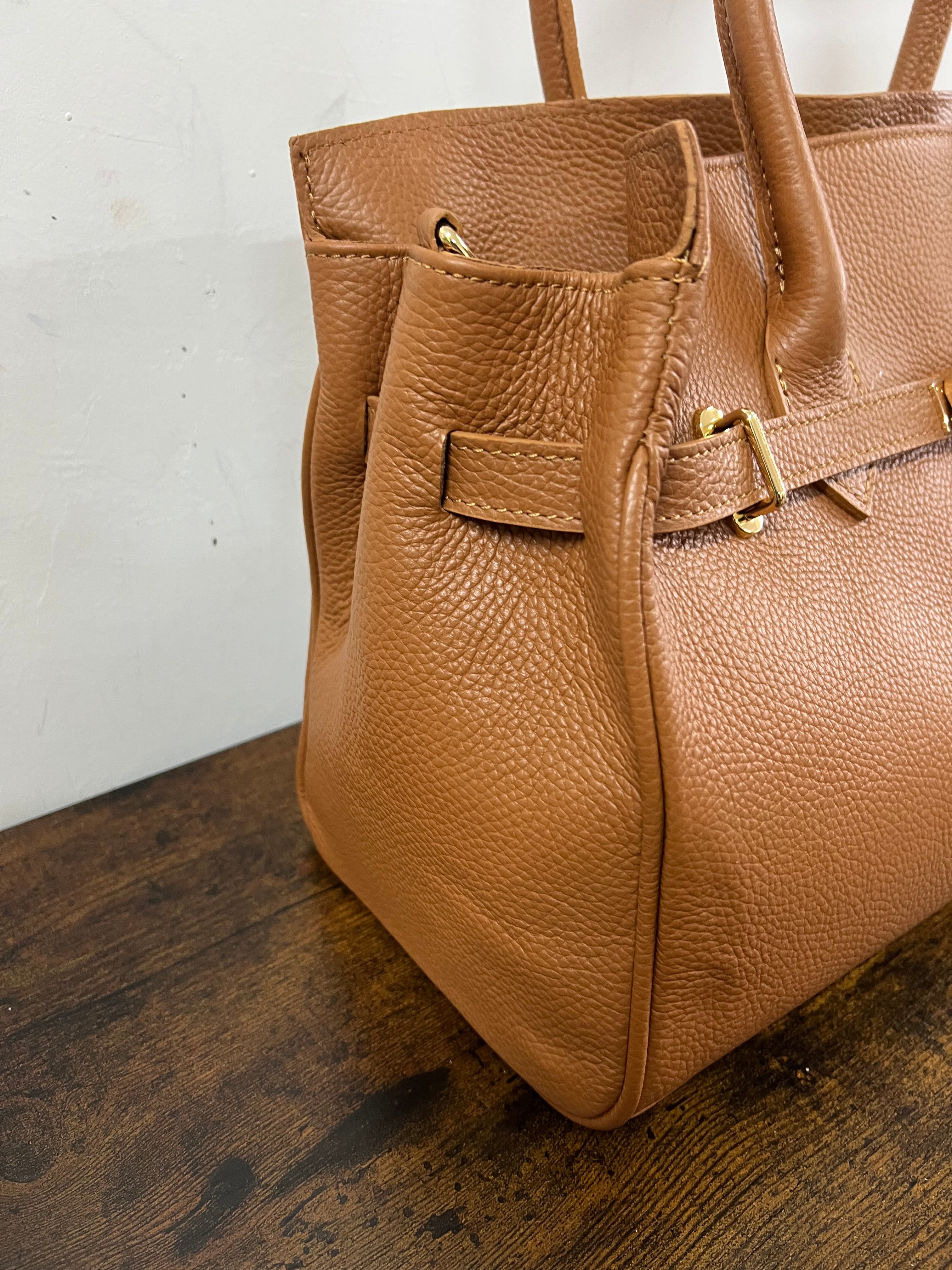 Shopper horse basic cuoio scuro