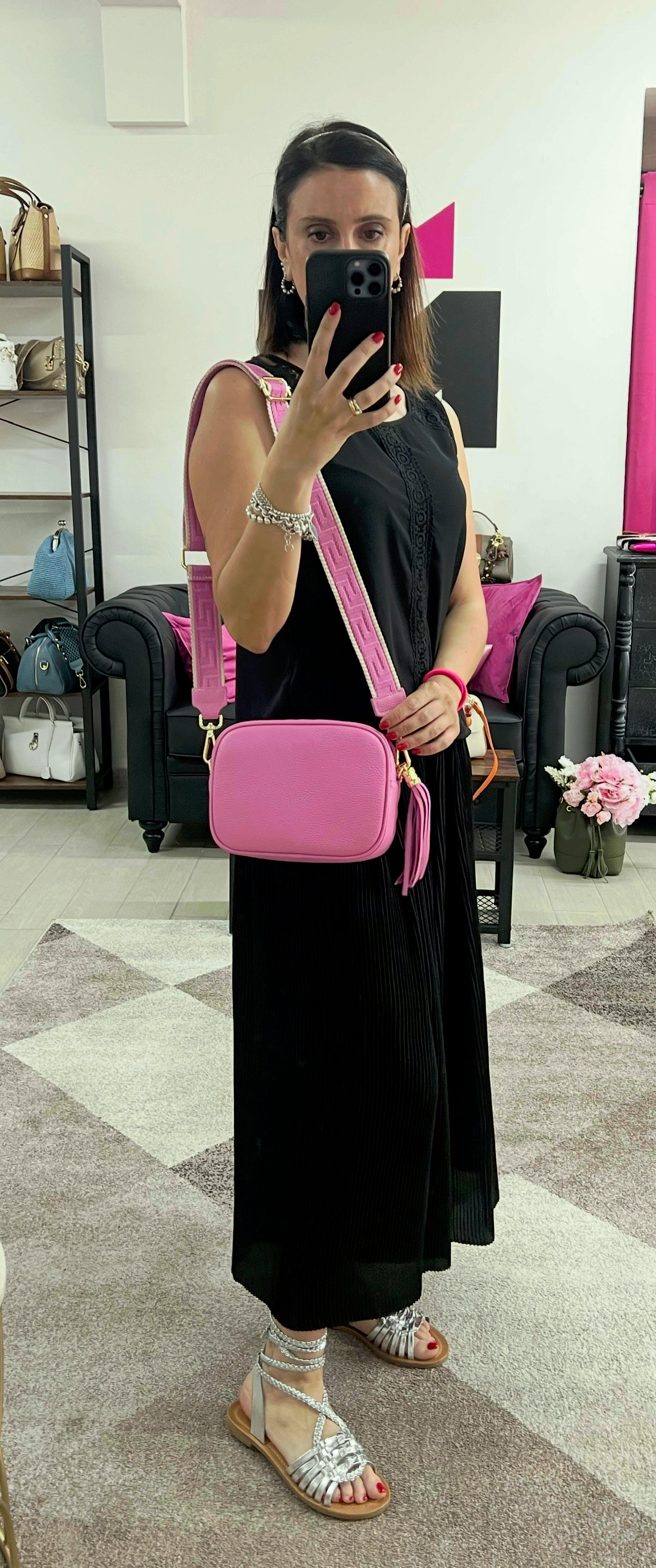Camerabag mini rosa bubble e trac greek slim