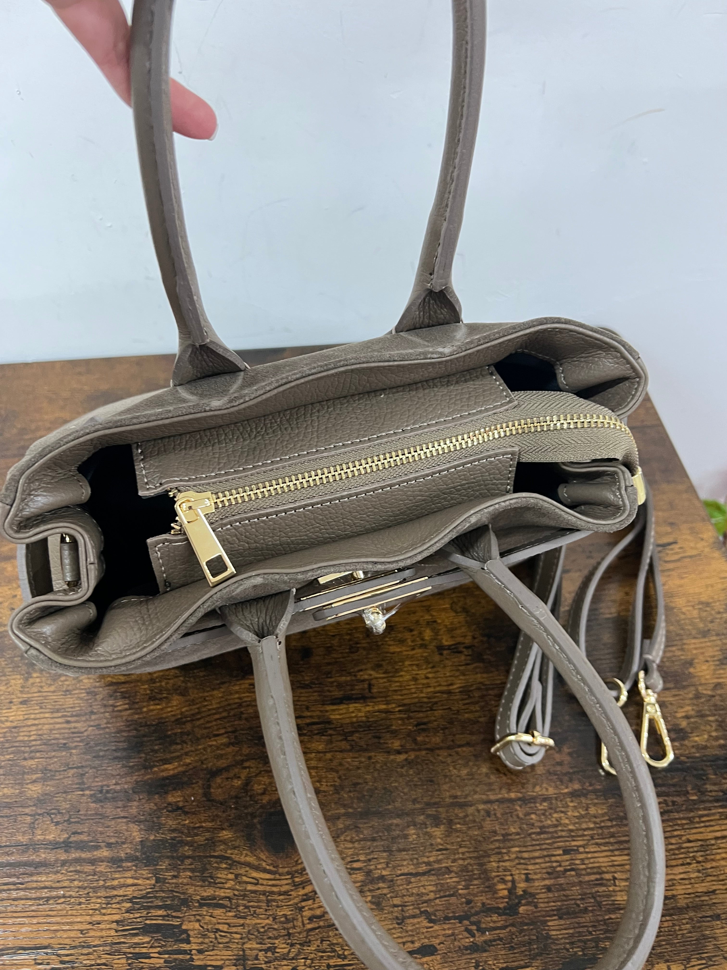Shopper horse suede mini fango