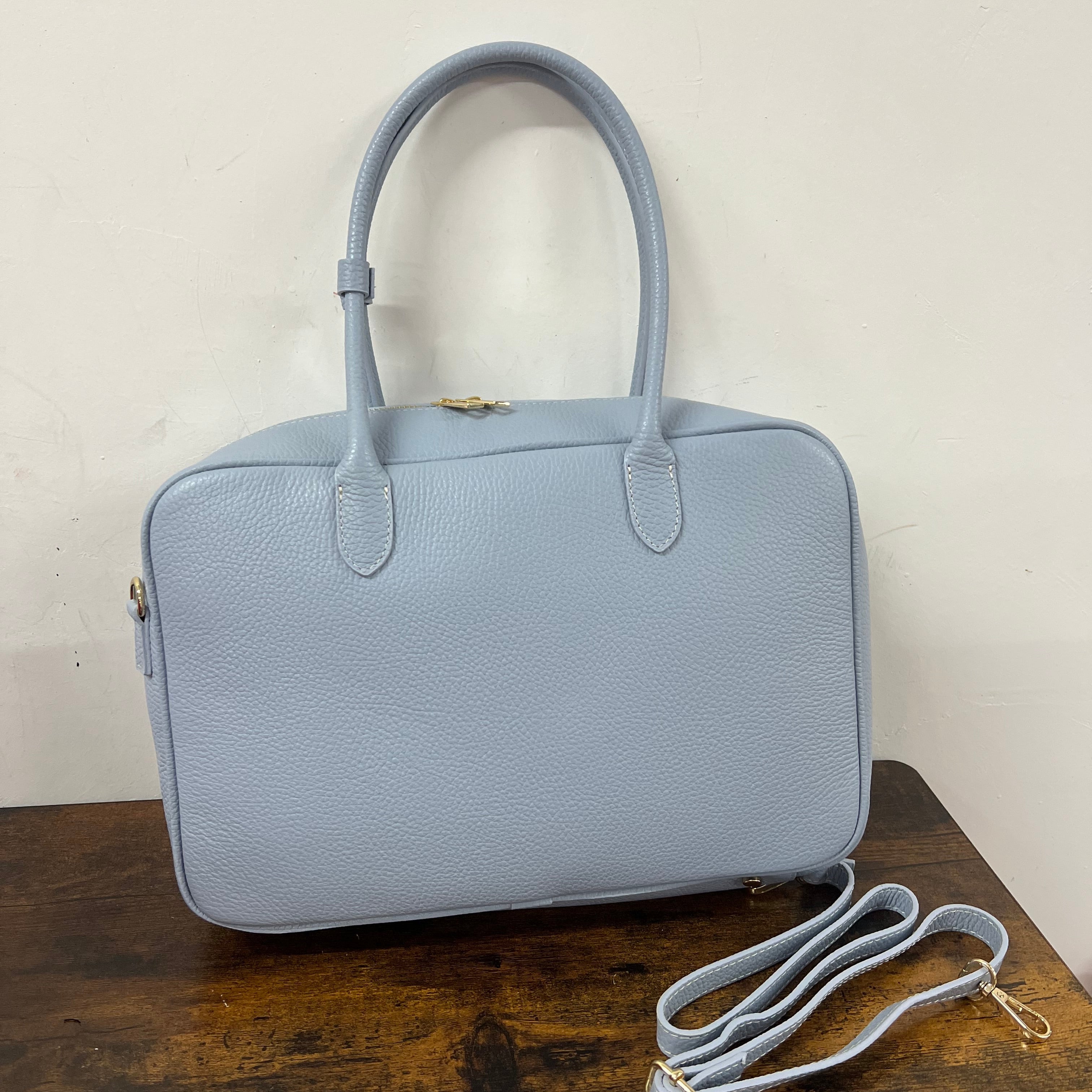Light blue star briefcase