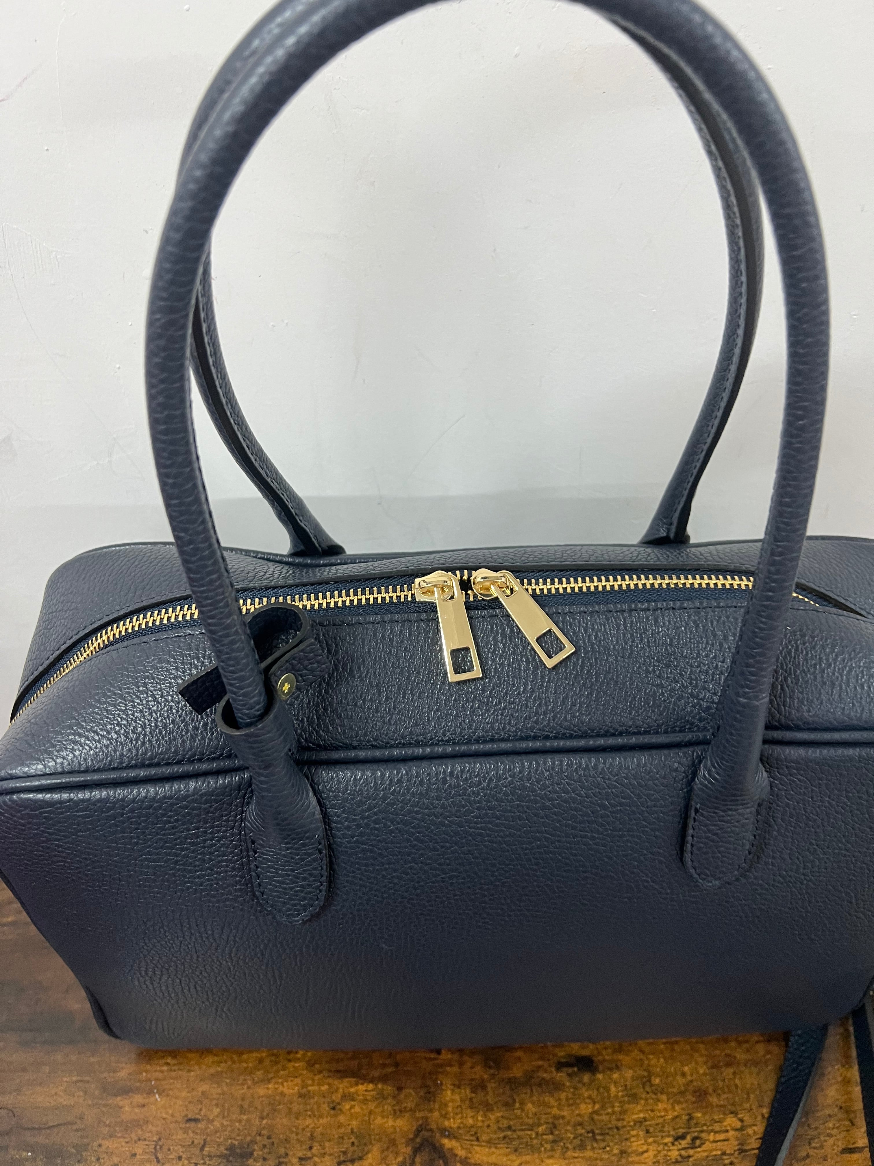 Navy star briefcase